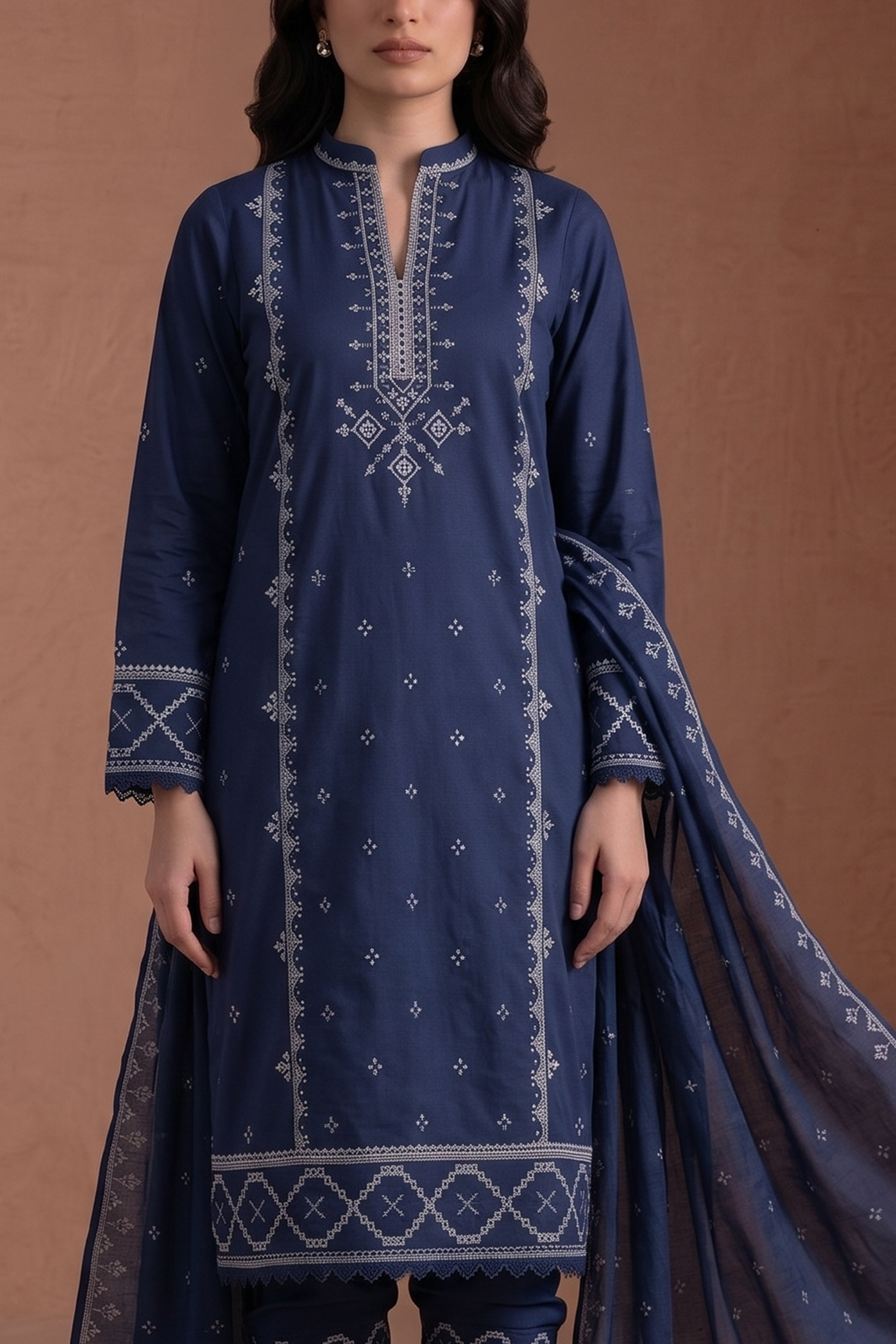 Sapphire - Luxury Lawn Suit