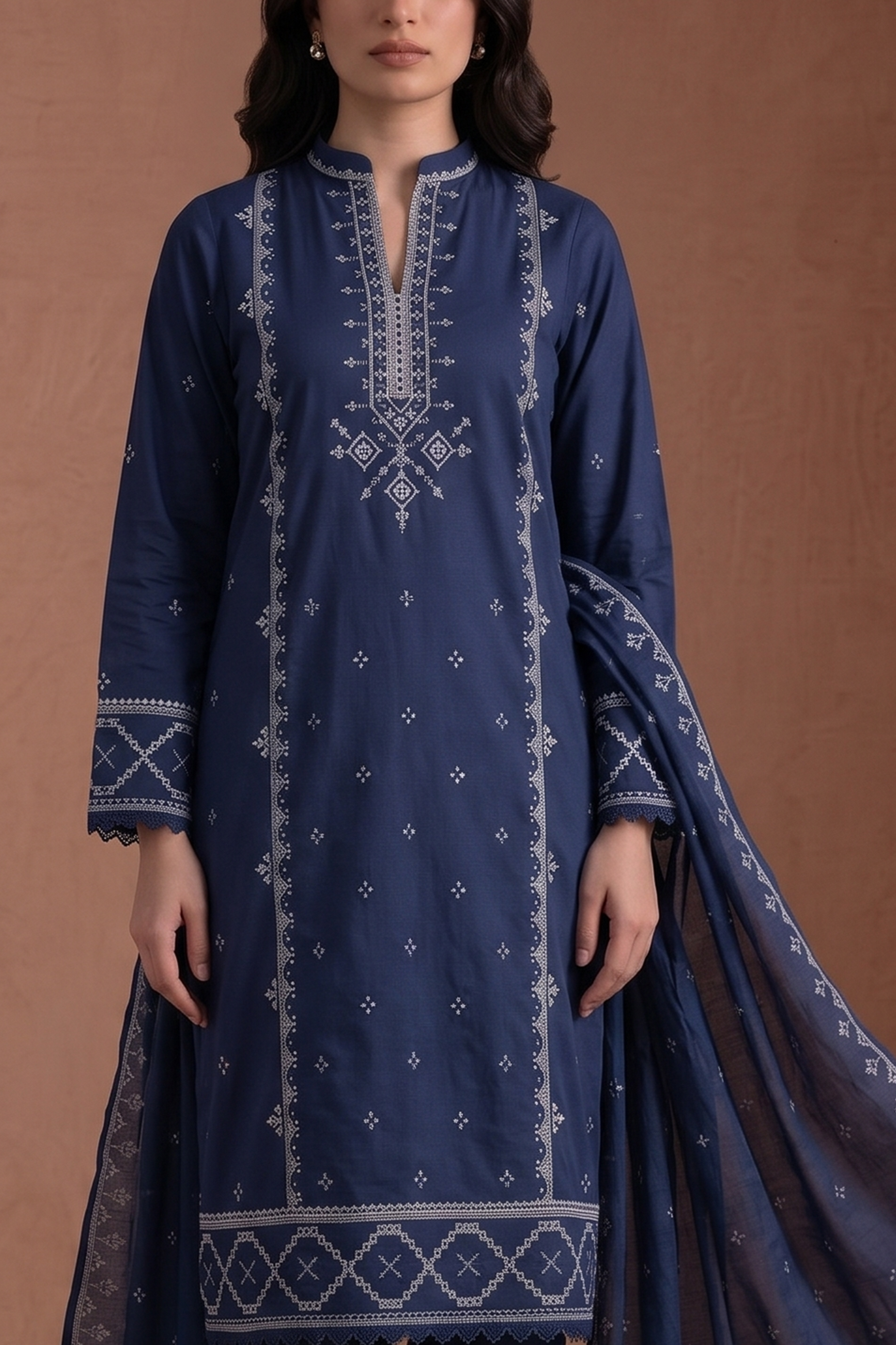 Sapphire - Luxury Lawn Suit