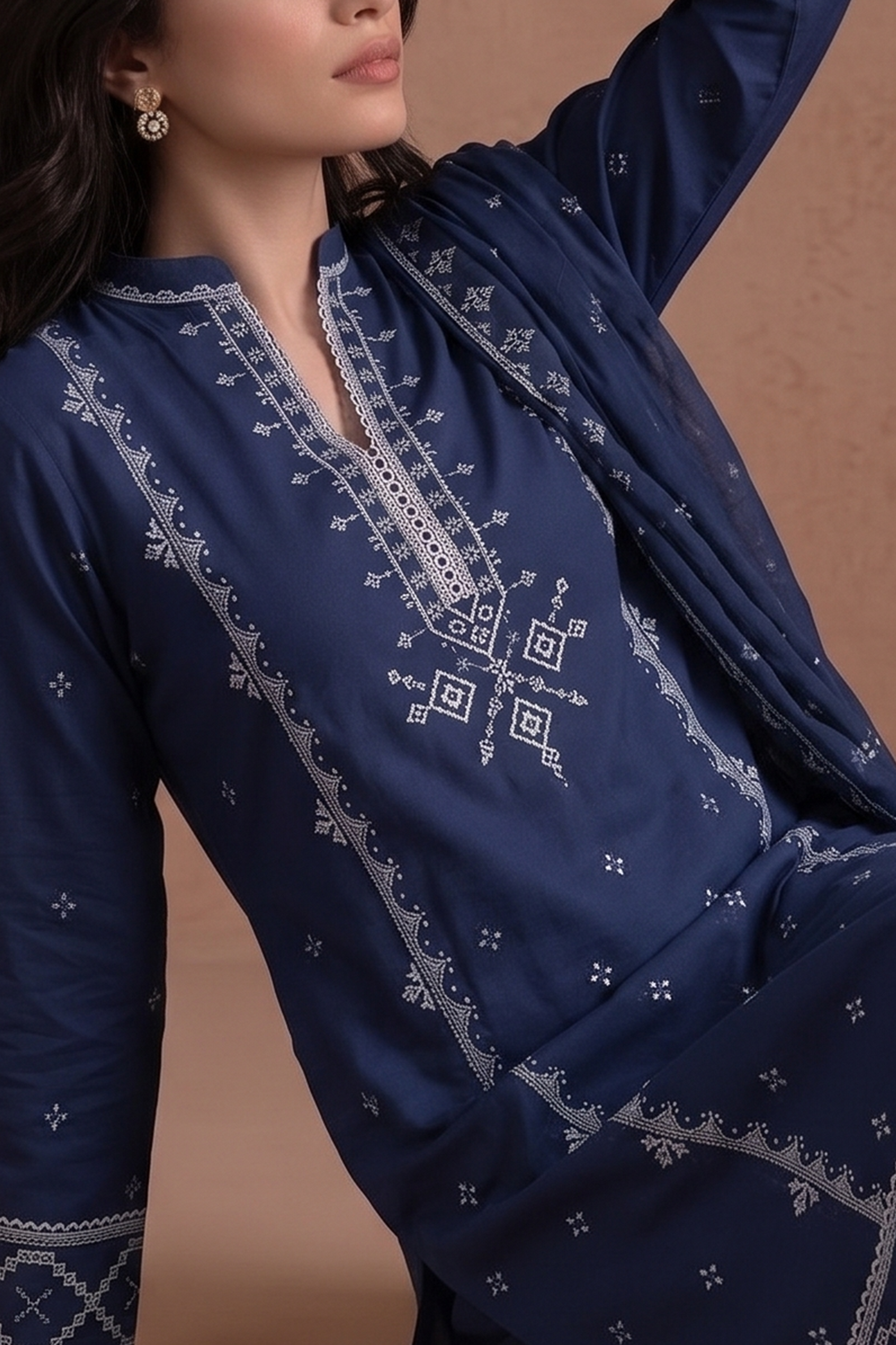 Sapphire - Luxury Lawn Suit