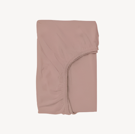 Blossom Pink Solid Bed Sheet Set