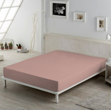 Blossom Pink Solid Bed Sheet Set