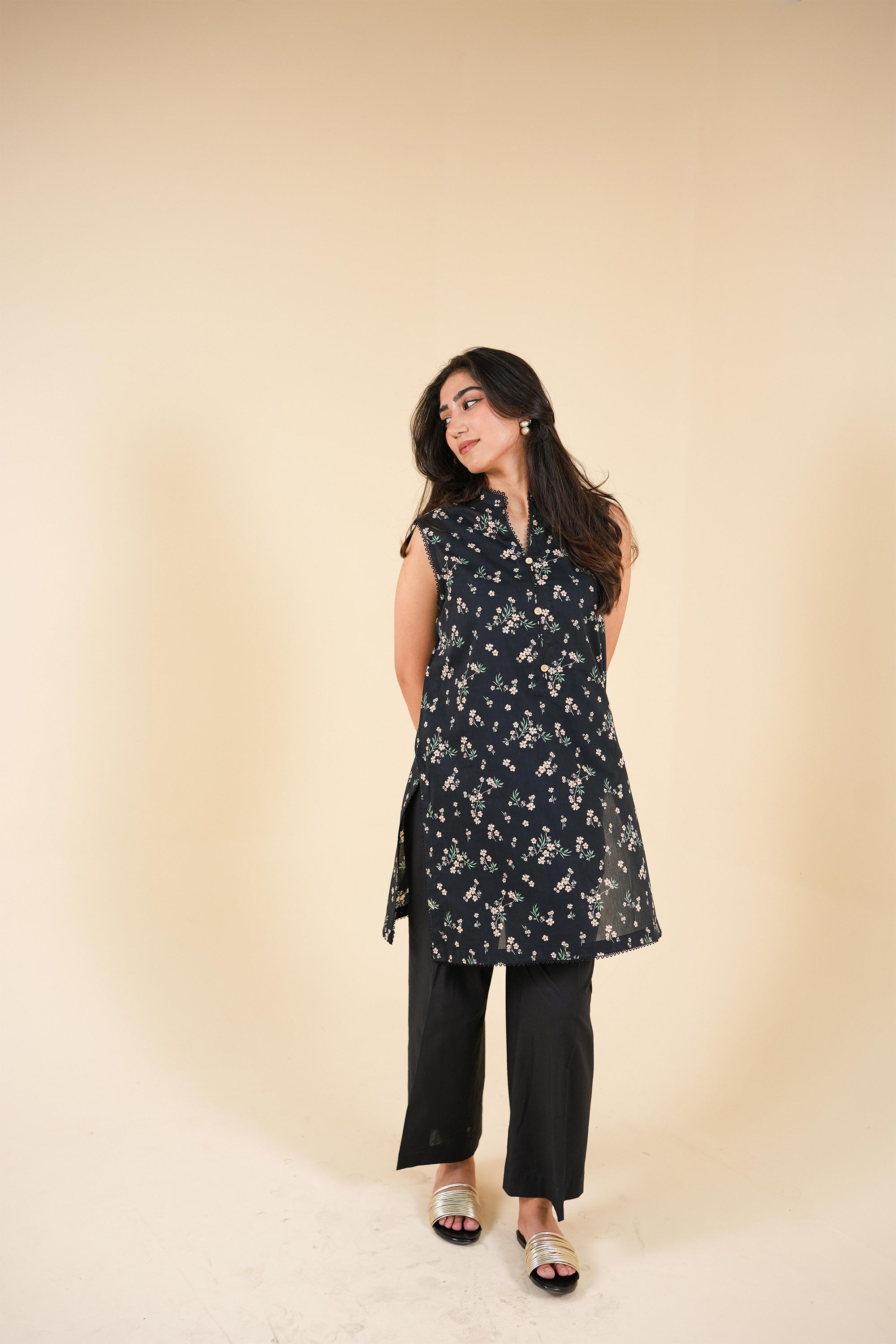 Shadow Ditsy - Printed Lawn Suit