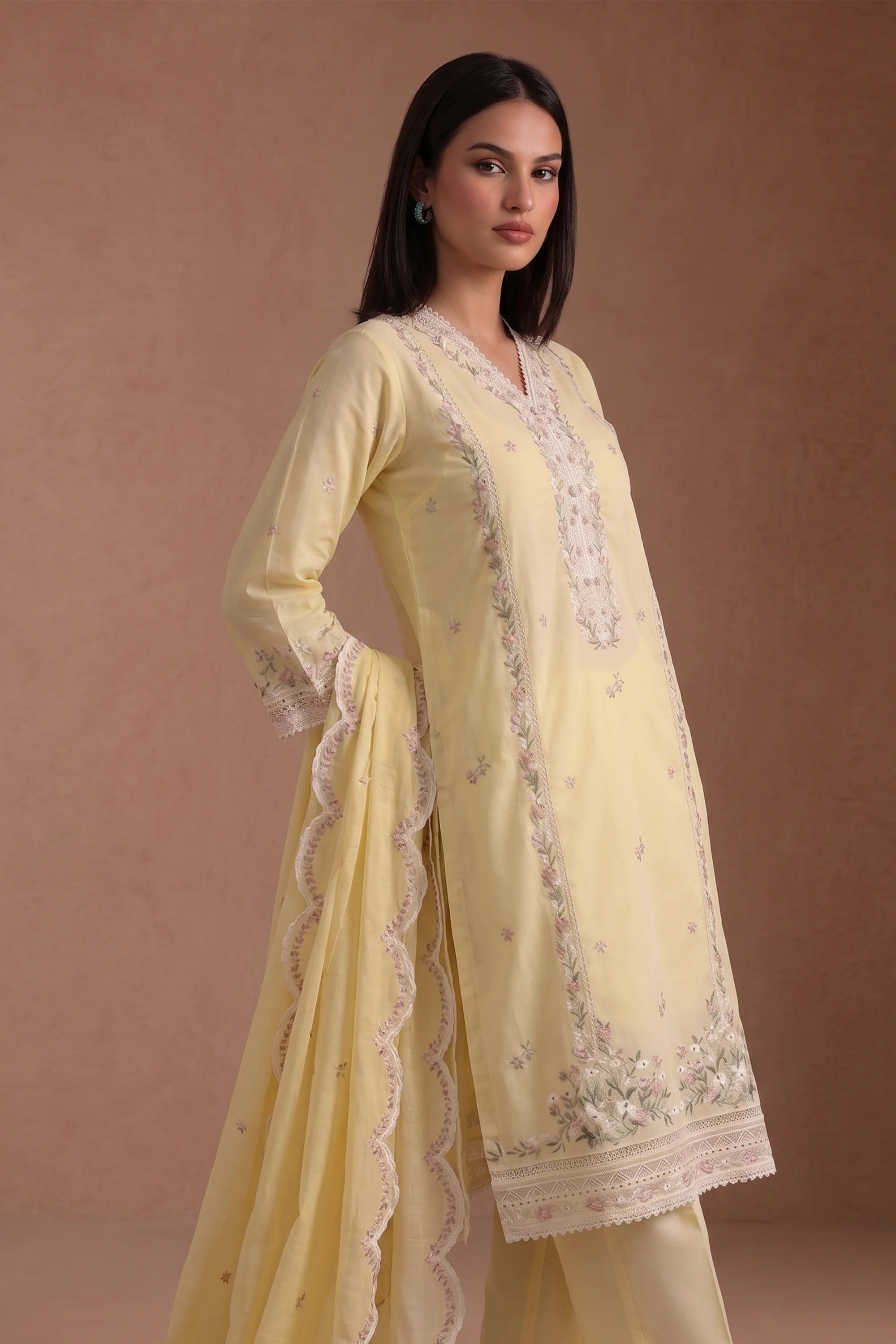 Soft Primrose - Luxury Lawn Suit
