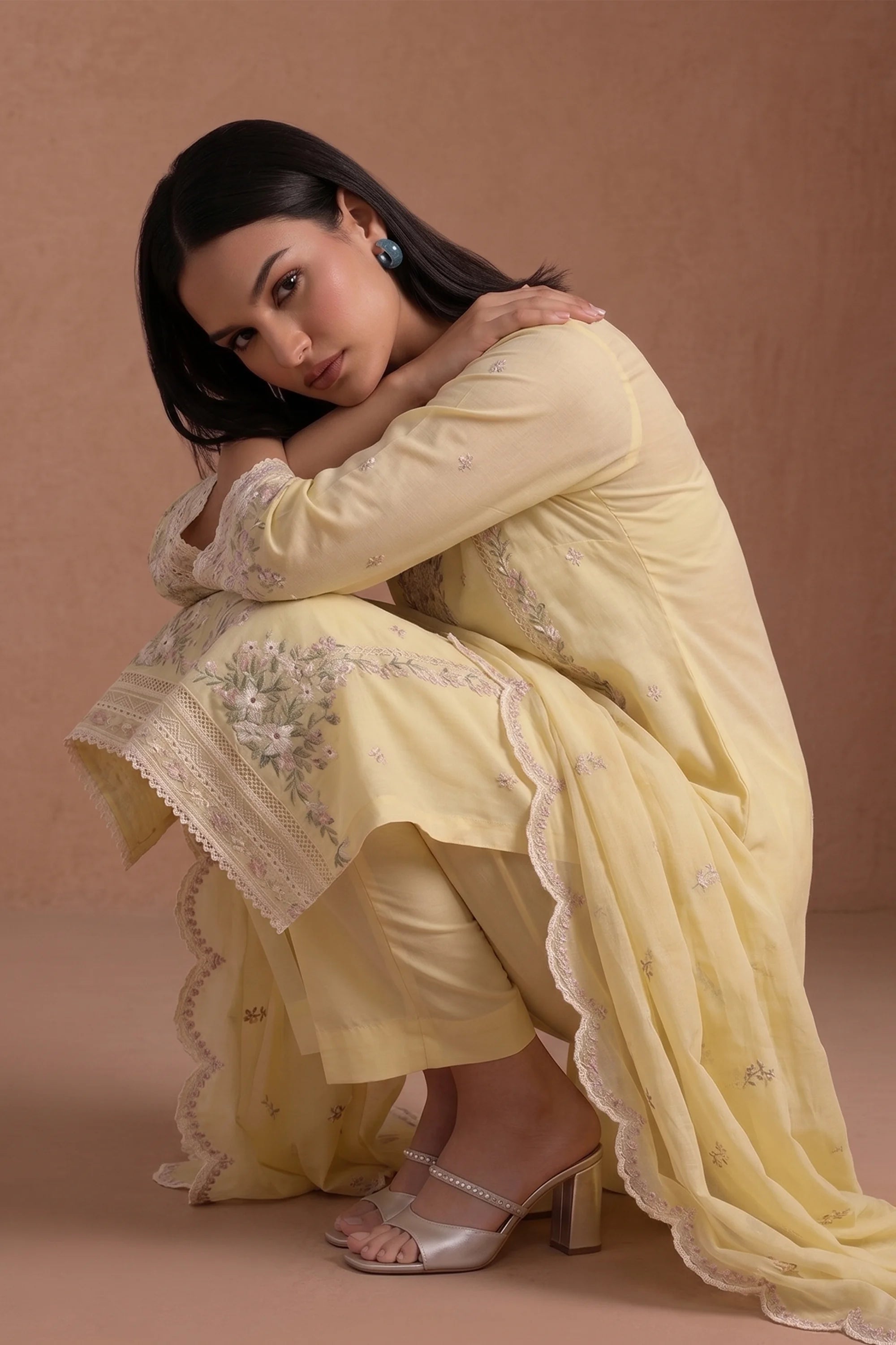Soft Primrose - Luxury Lawn Suit