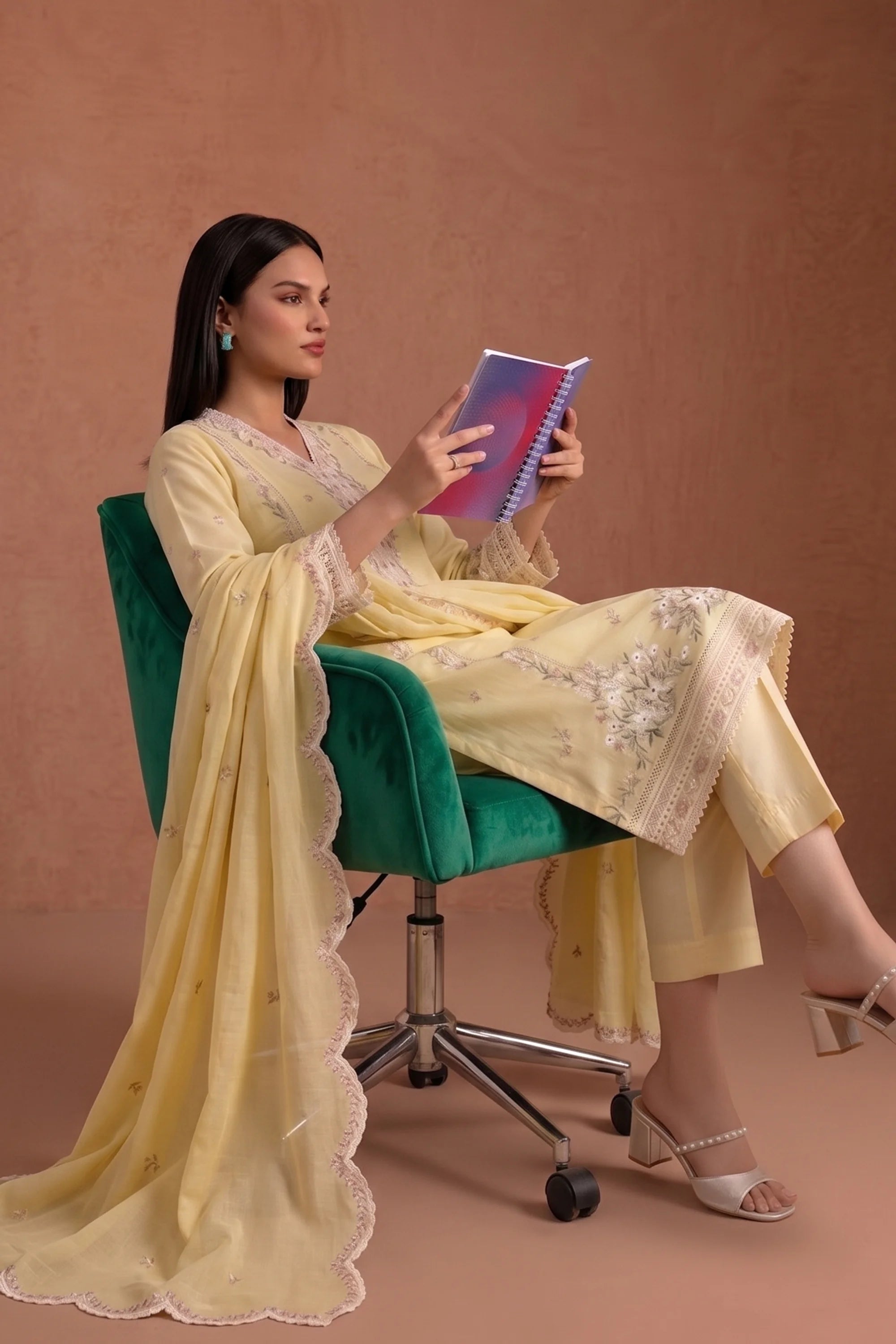 Soft Primrose - Luxury Lawn Suit