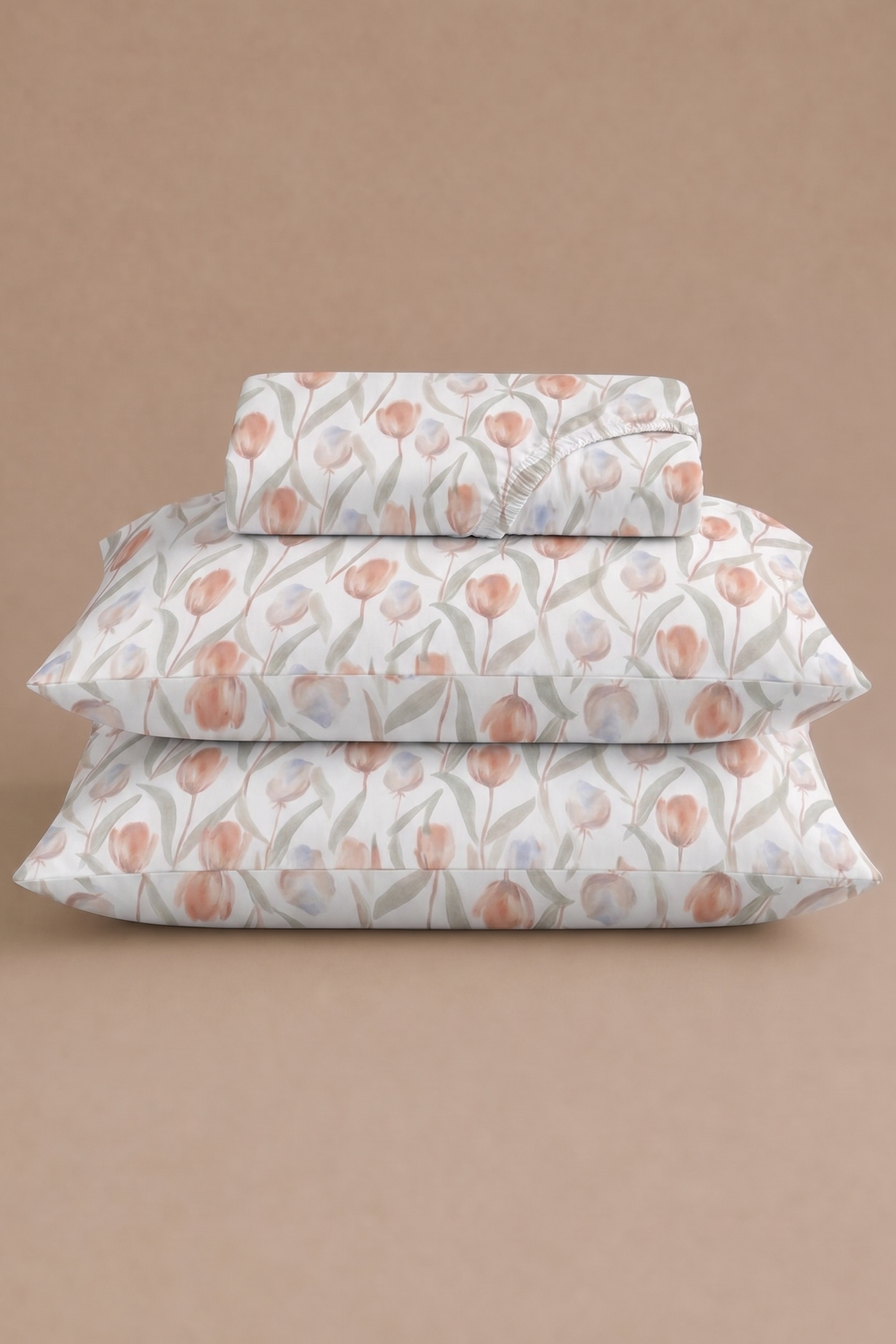 Tulip Tepal Sateen Bed Sheet Set