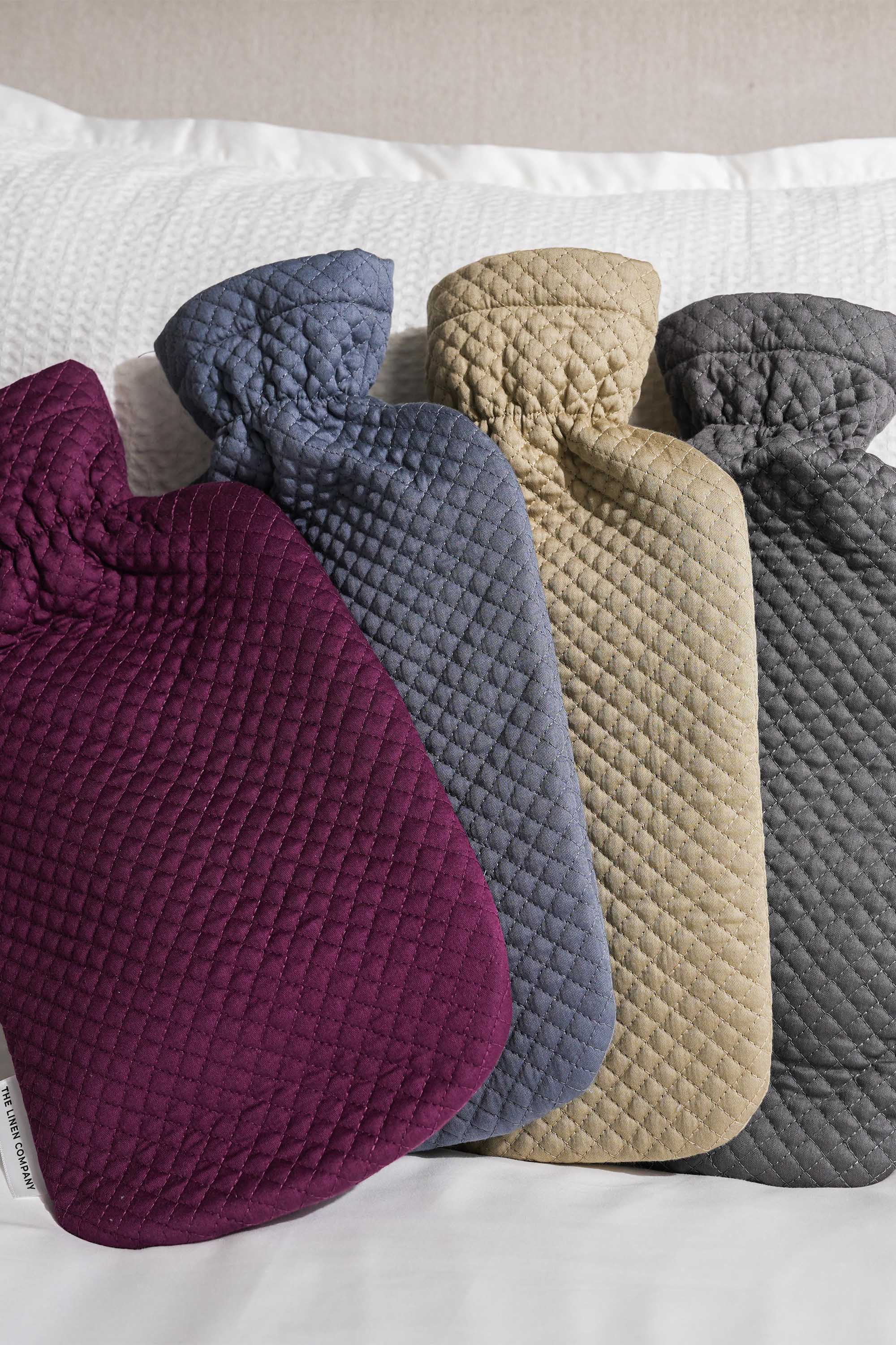Quilted Hot Water Bottle Cover