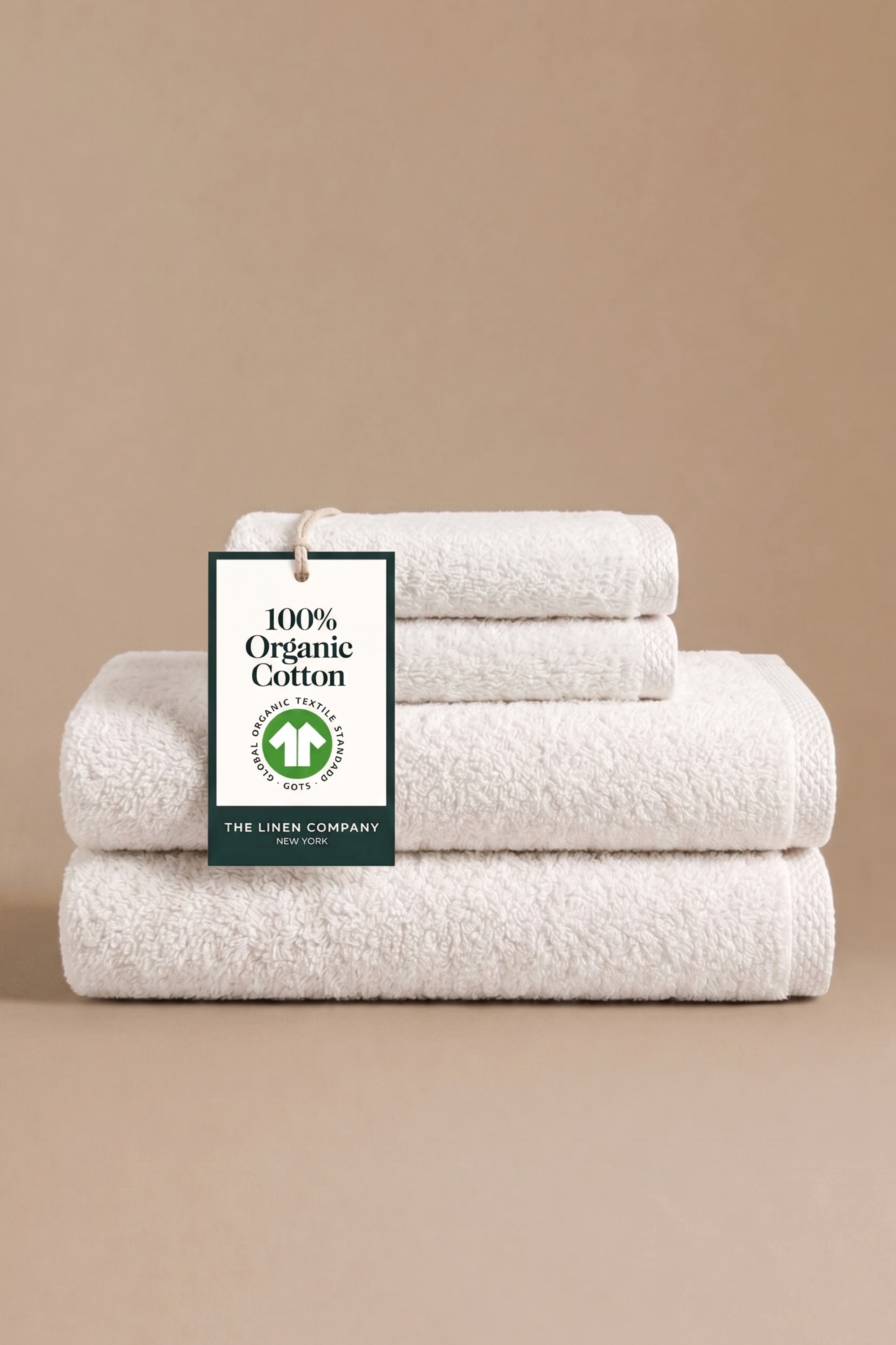 White Organic Towels (Set of 4)