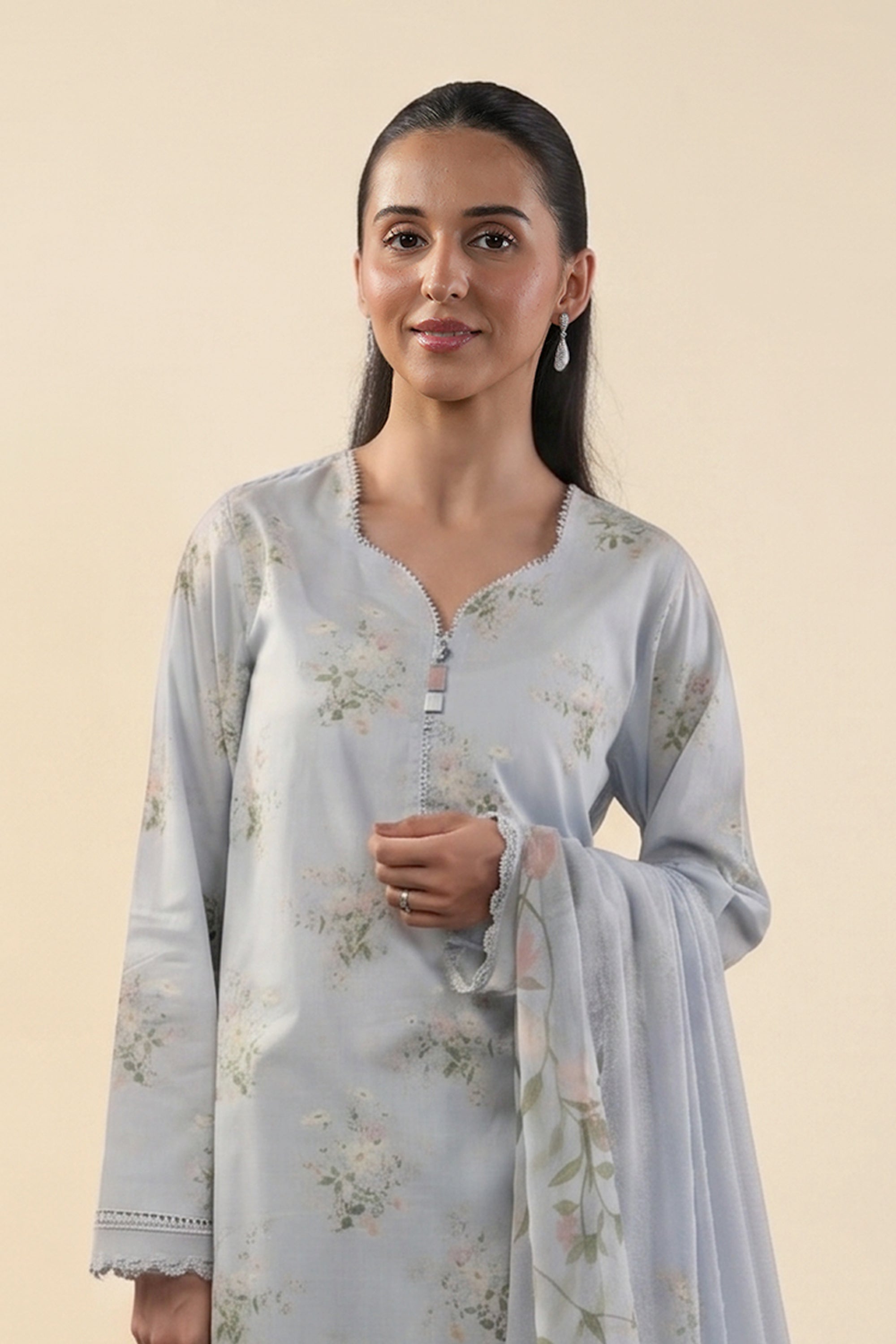 Zephyr - Printed Lawn Suit