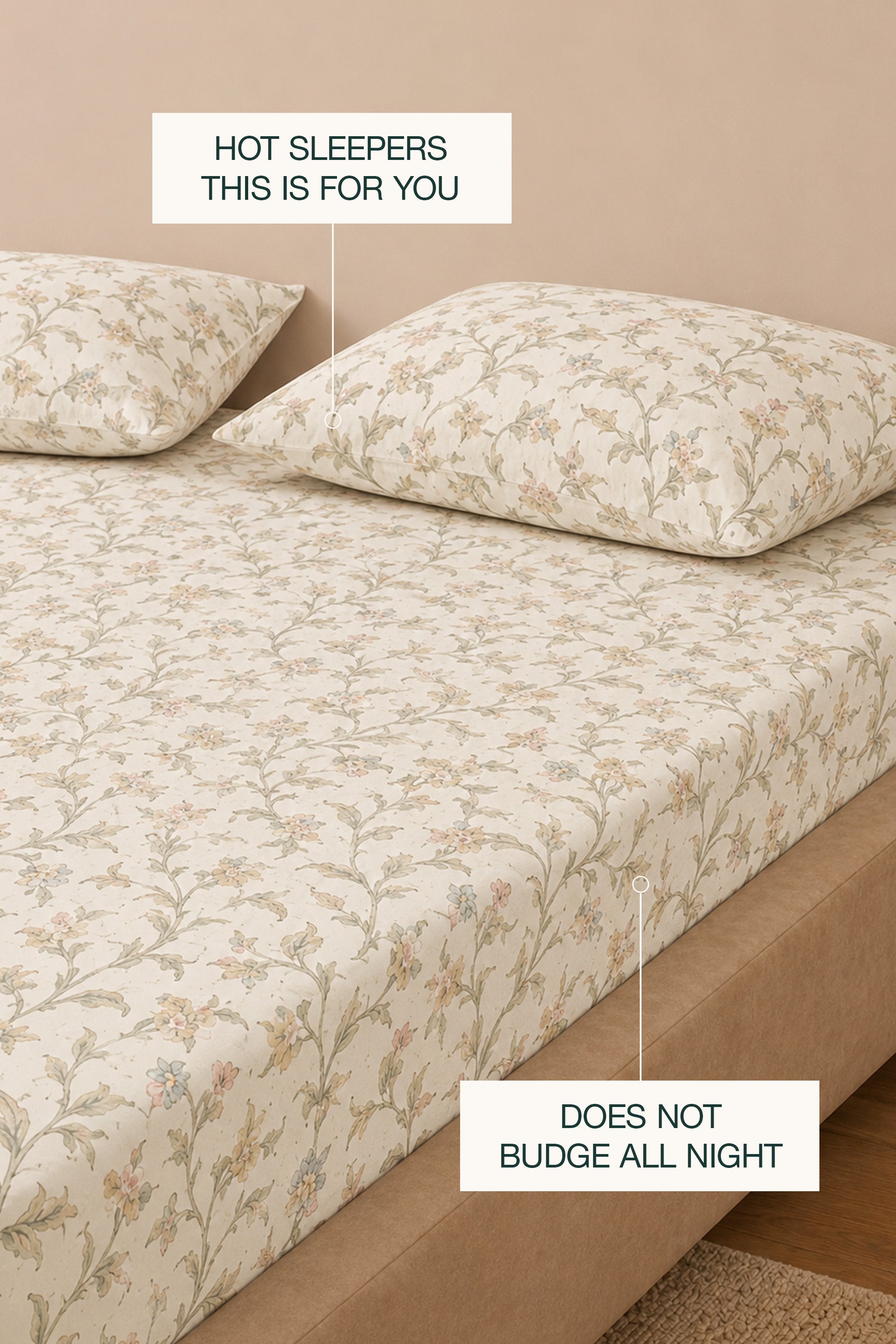 Amber Trace Percale Bed Sheet Set