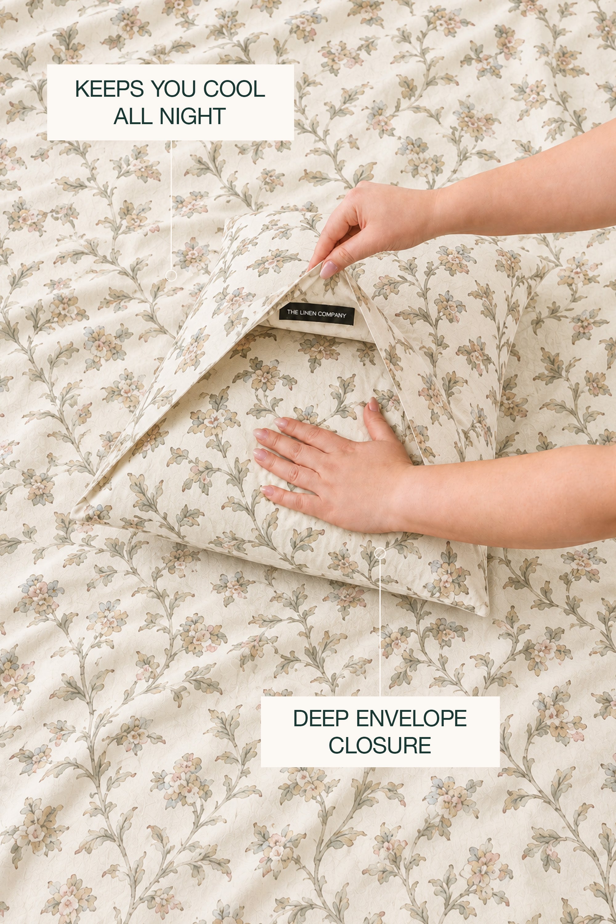 Amber Trace Percale Duvet Cover set