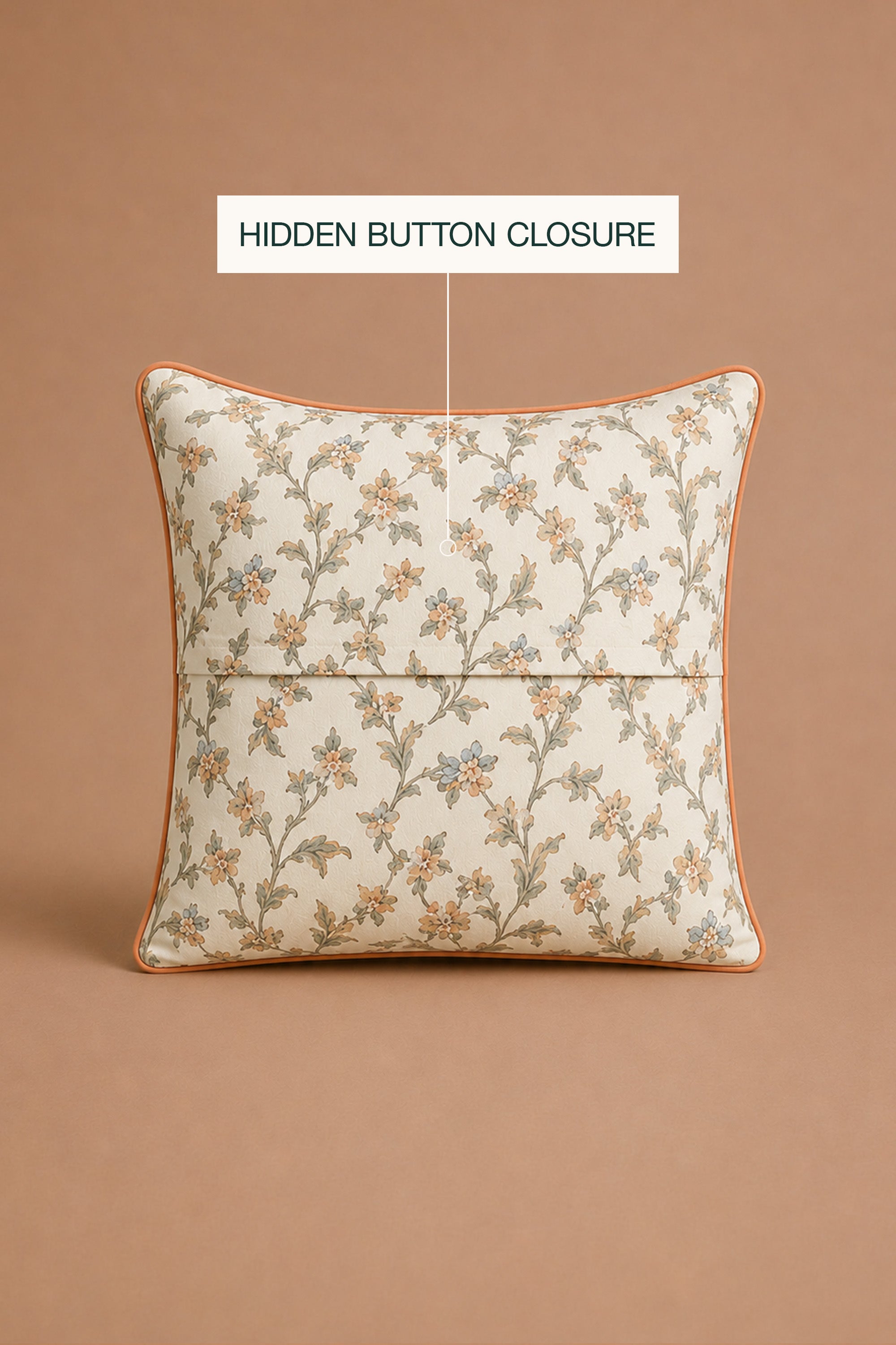 Amber Trace Percale Cushion Cover