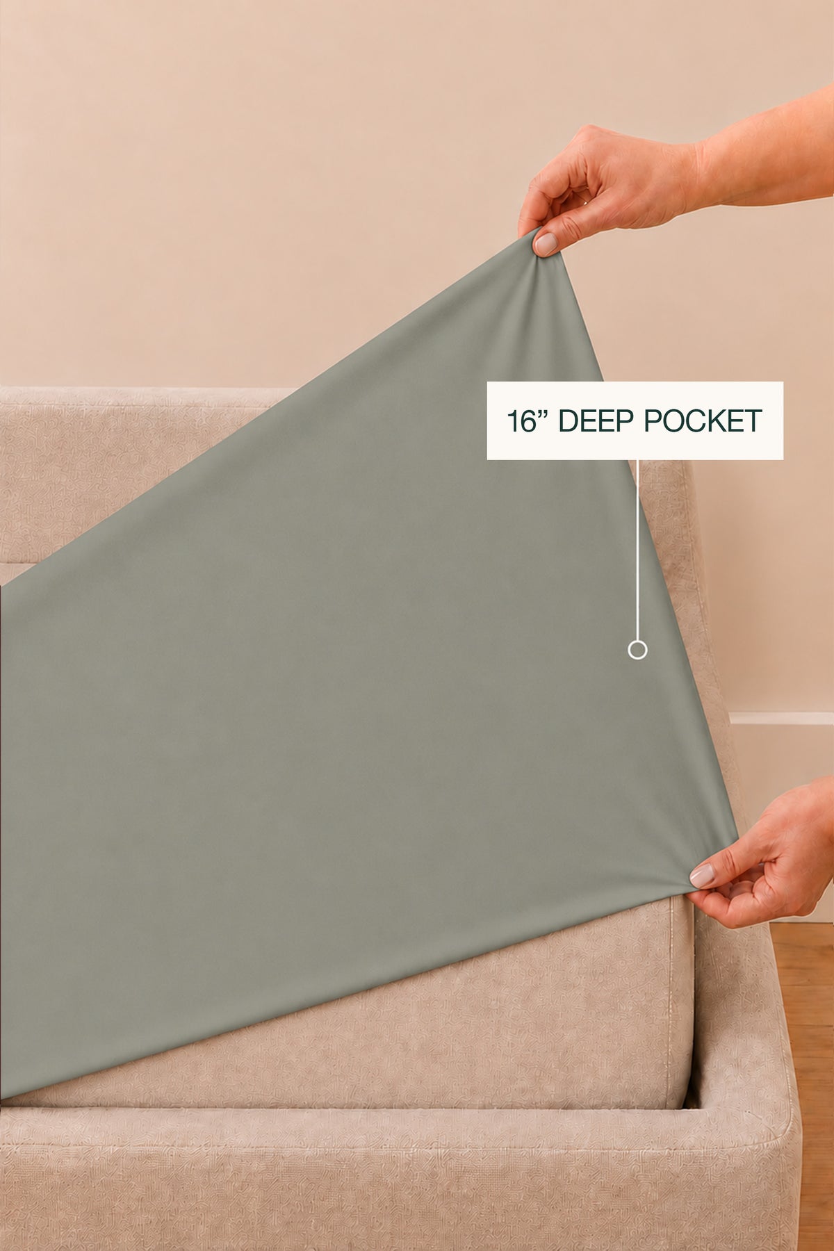 T200 Ash Green Sheet Set