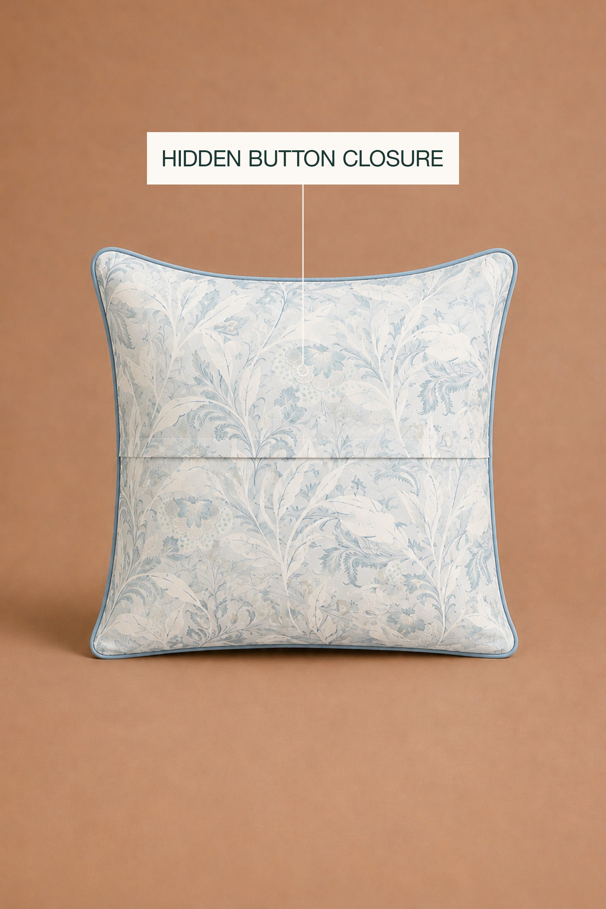 Azure Ether Percale Cushion Cover
