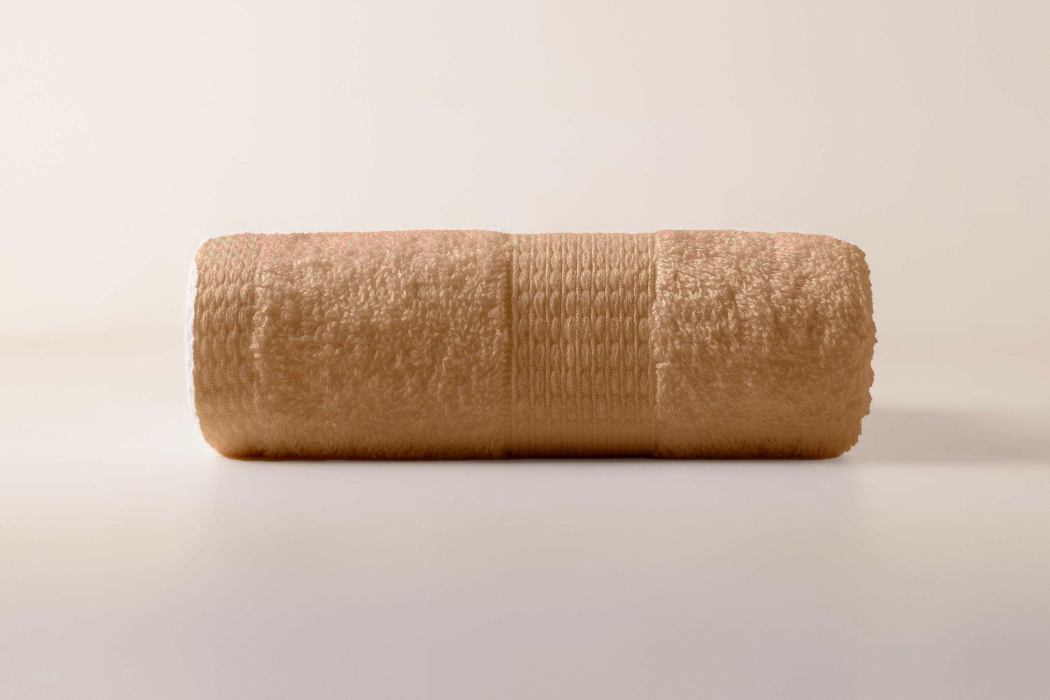 Beige Dash Striped Hand Towel