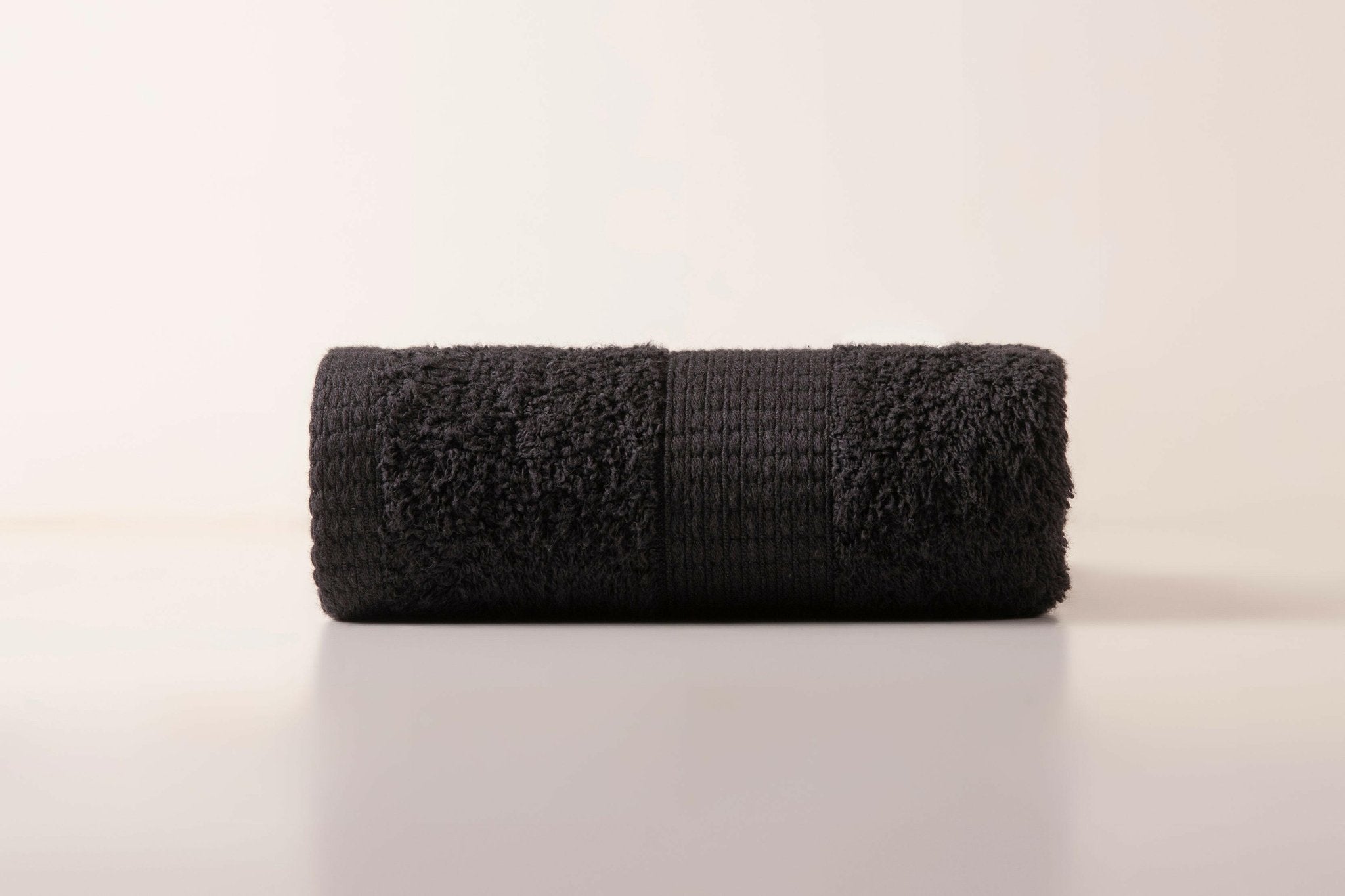 Black Dash Striped Hand Towel - THE LINEN COMPANY