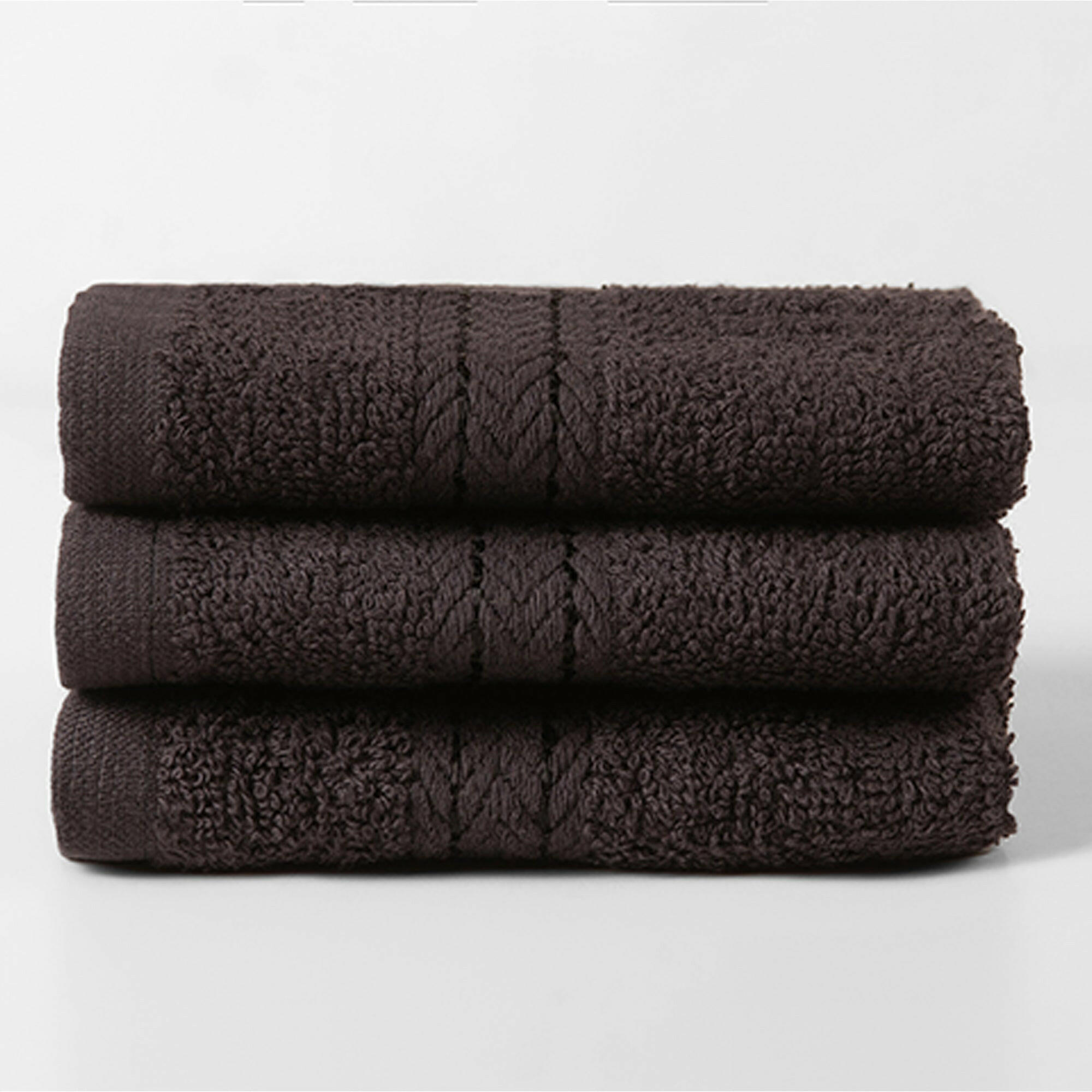 Black Face Towel - Set of 3 - THE LINEN COMPANY