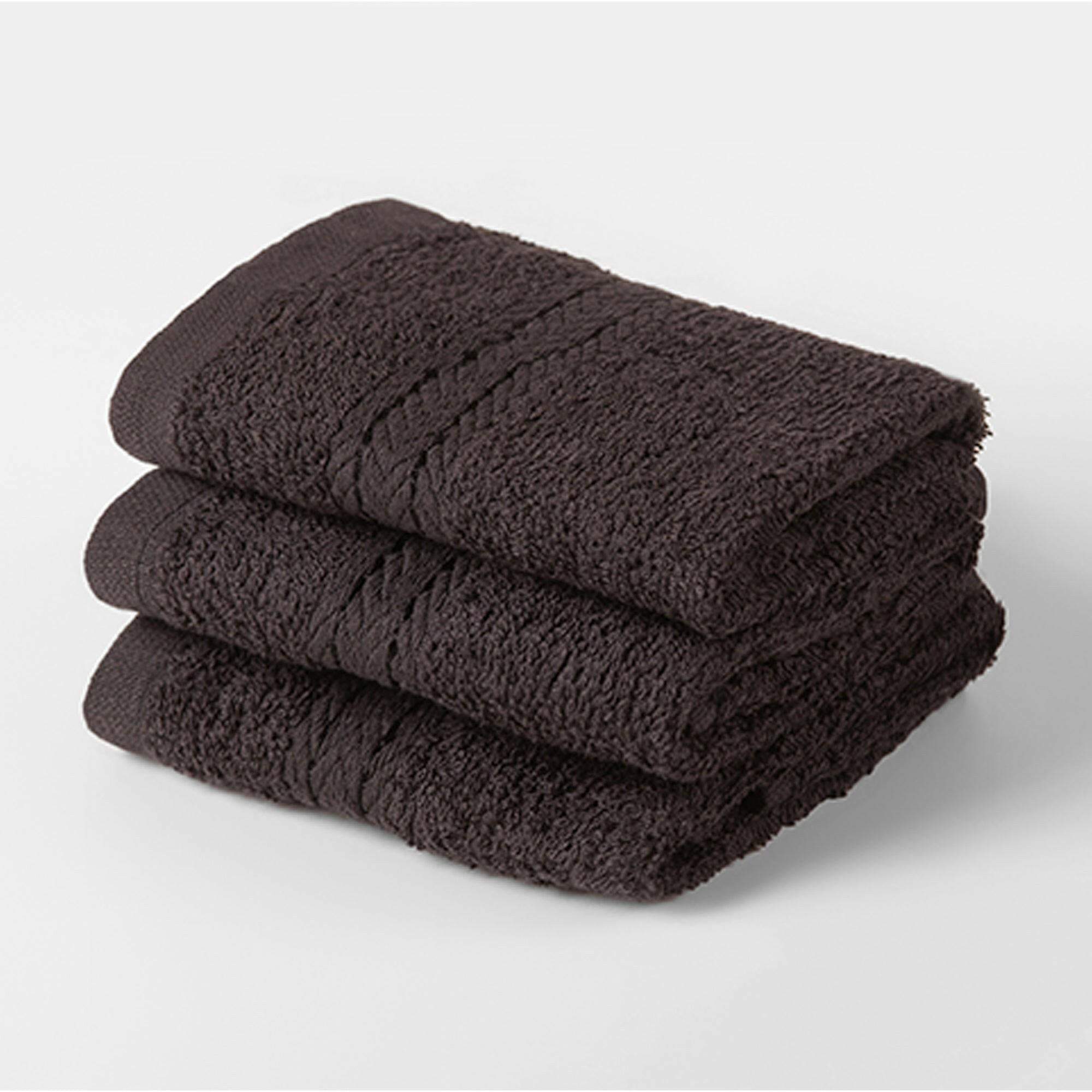 Black Face Towel - Set of 3 - THE LINEN COMPANY