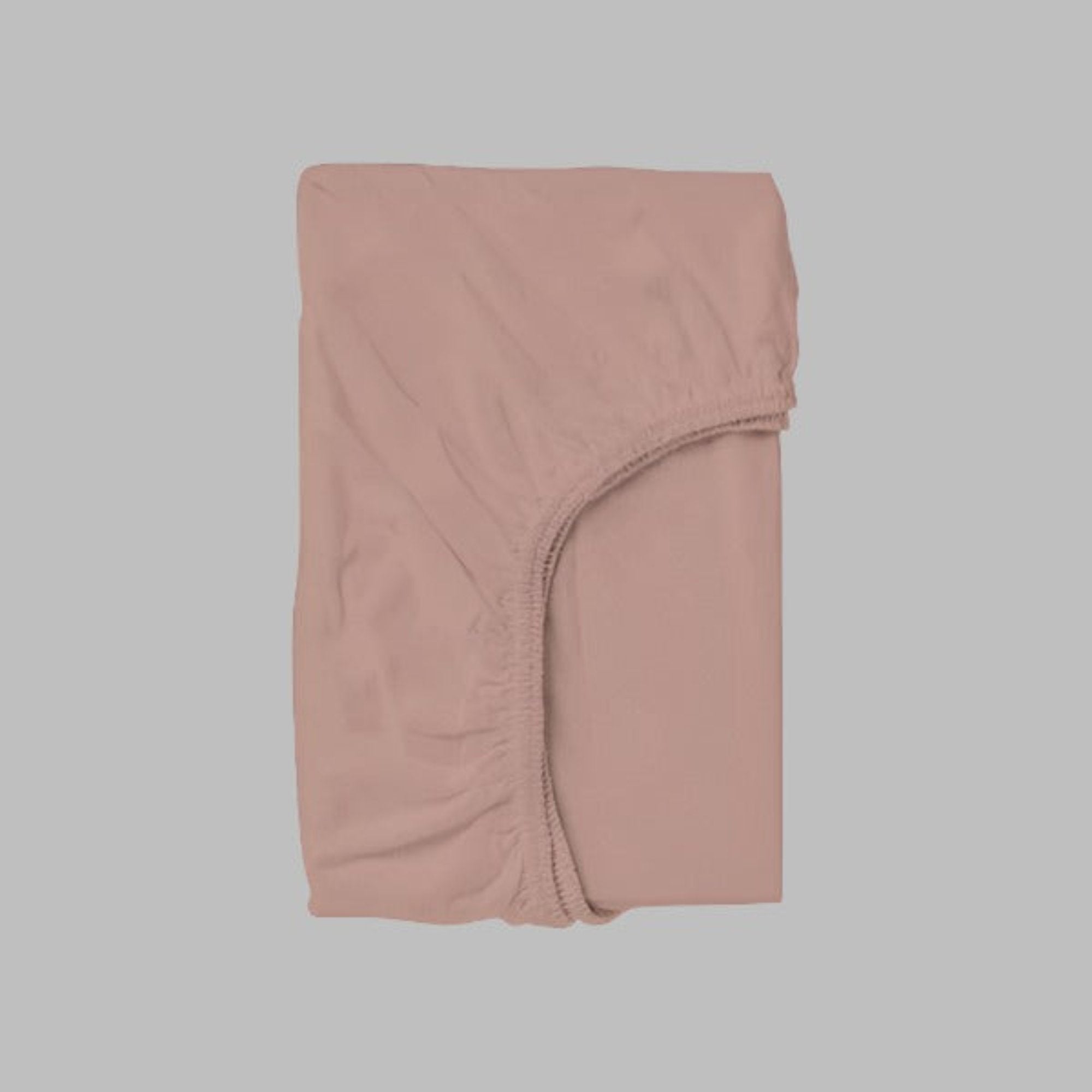 Blossom Pink Solid Bed Sheet Set - THE LINEN COMPANY