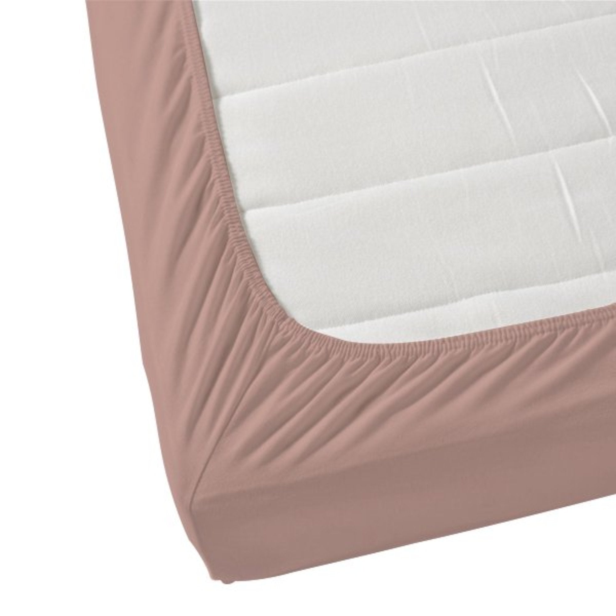 Blossom Pink Solid Bed Sheet Set - THE LINEN COMPANY