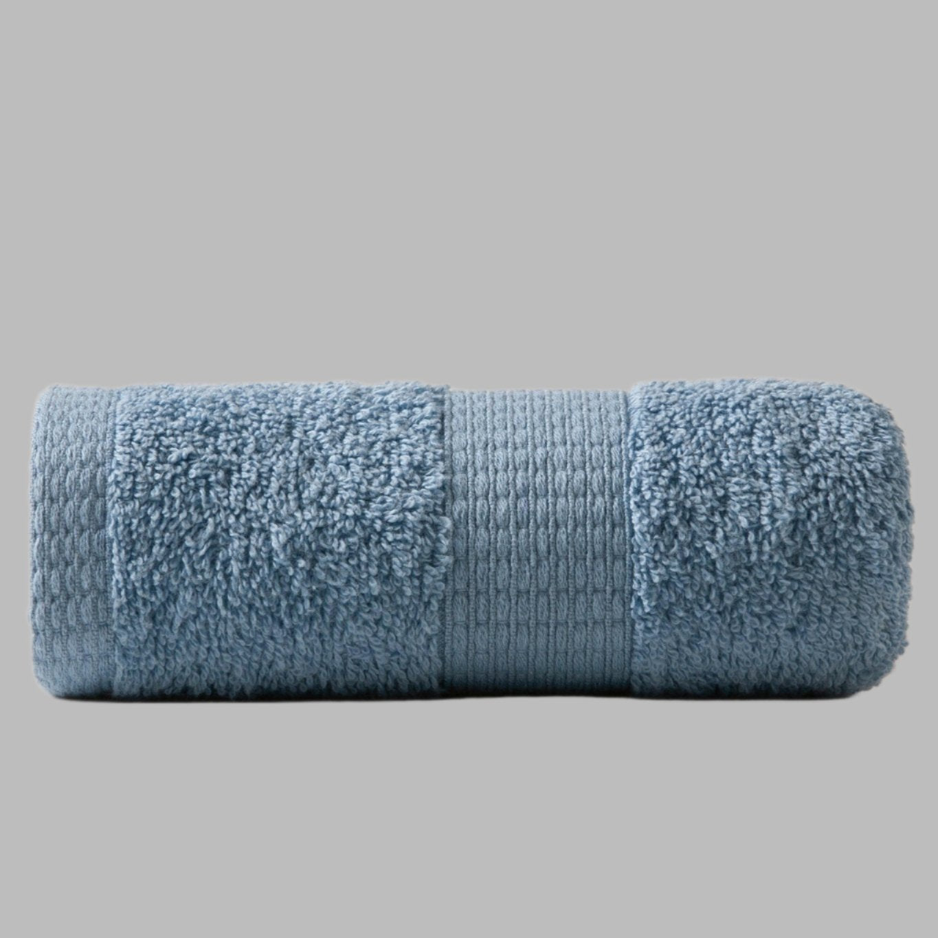 Blue Dash Striped Hand Towel - THE LINEN COMPANY