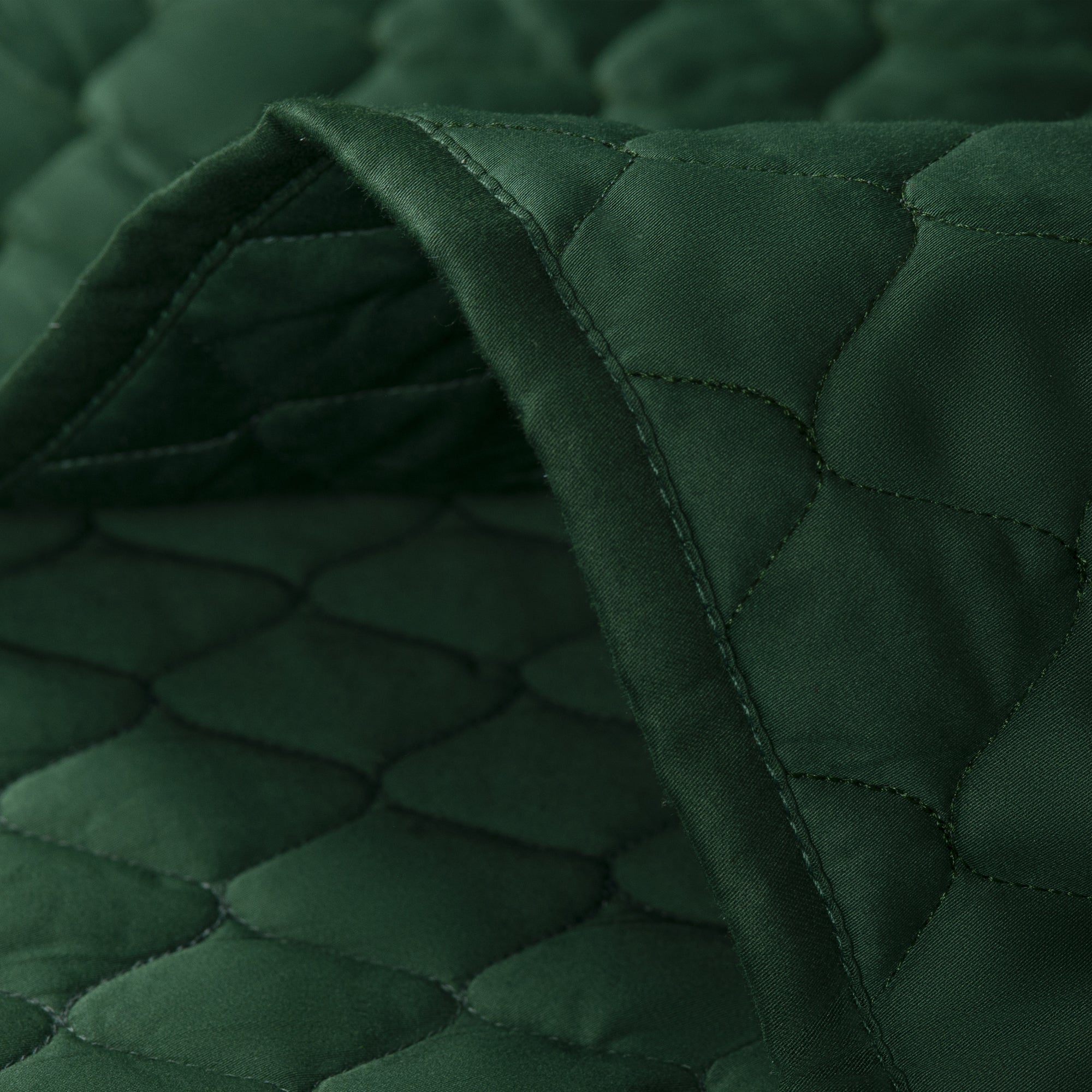 Bottle Green Bedspread - THE LINEN COMPANY