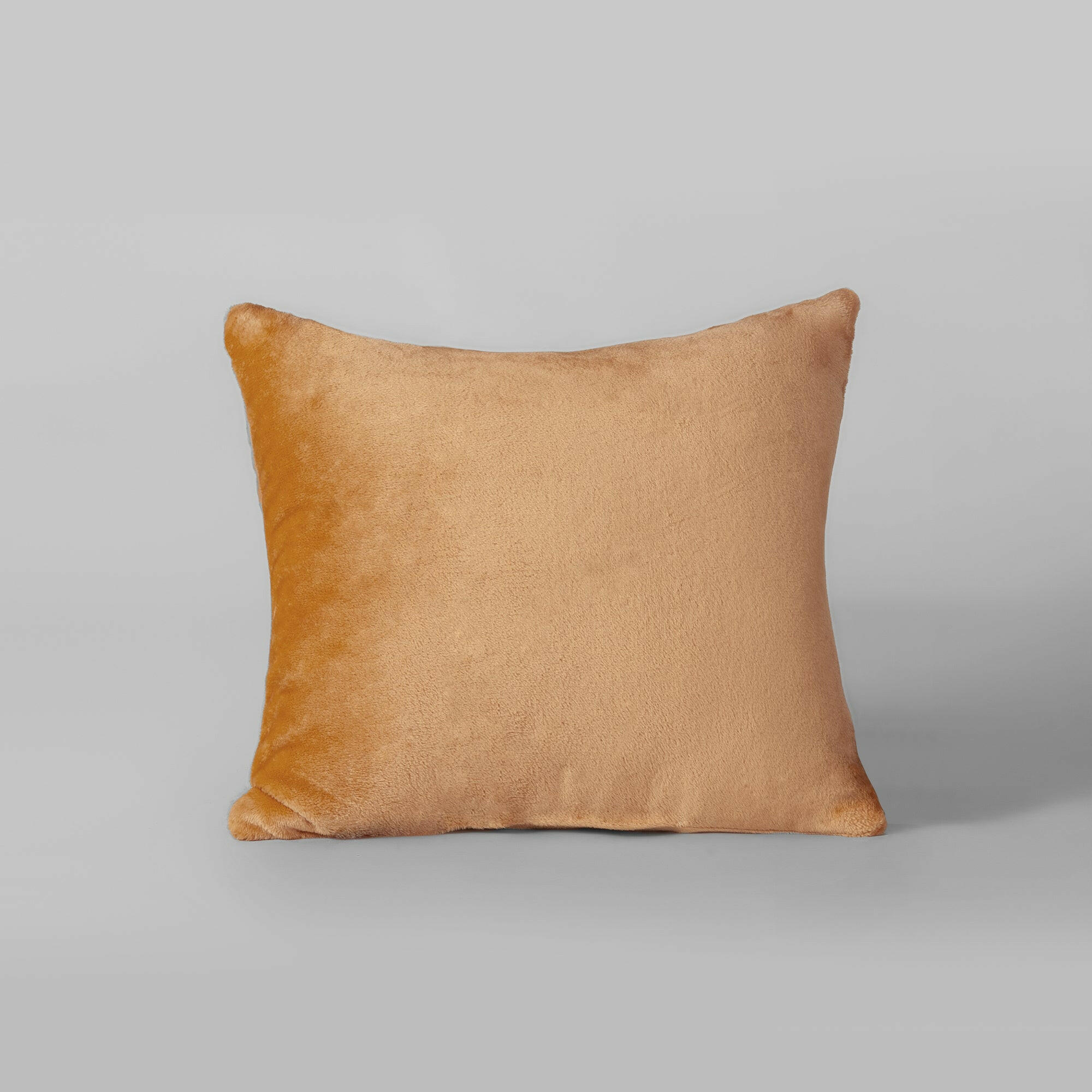 Camel Plush Cushion