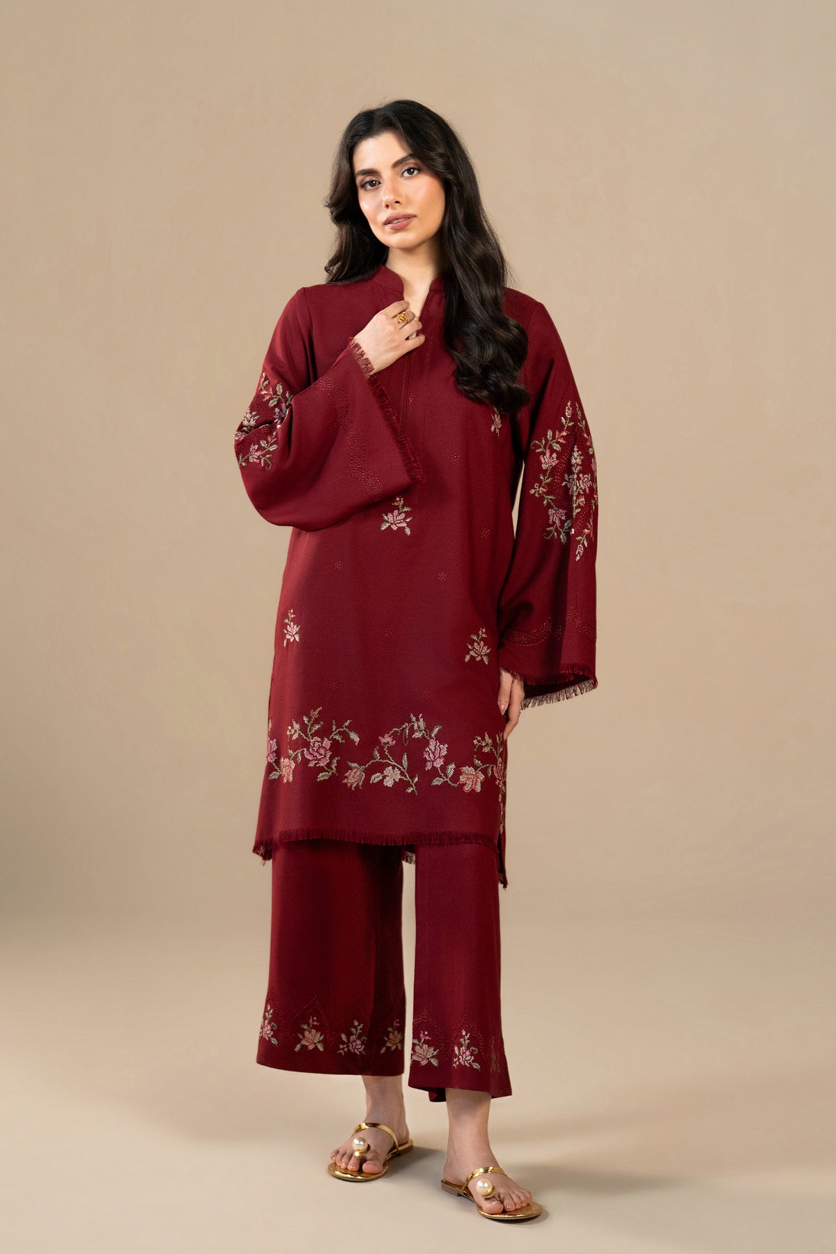 Cherry Wood Karandi Set