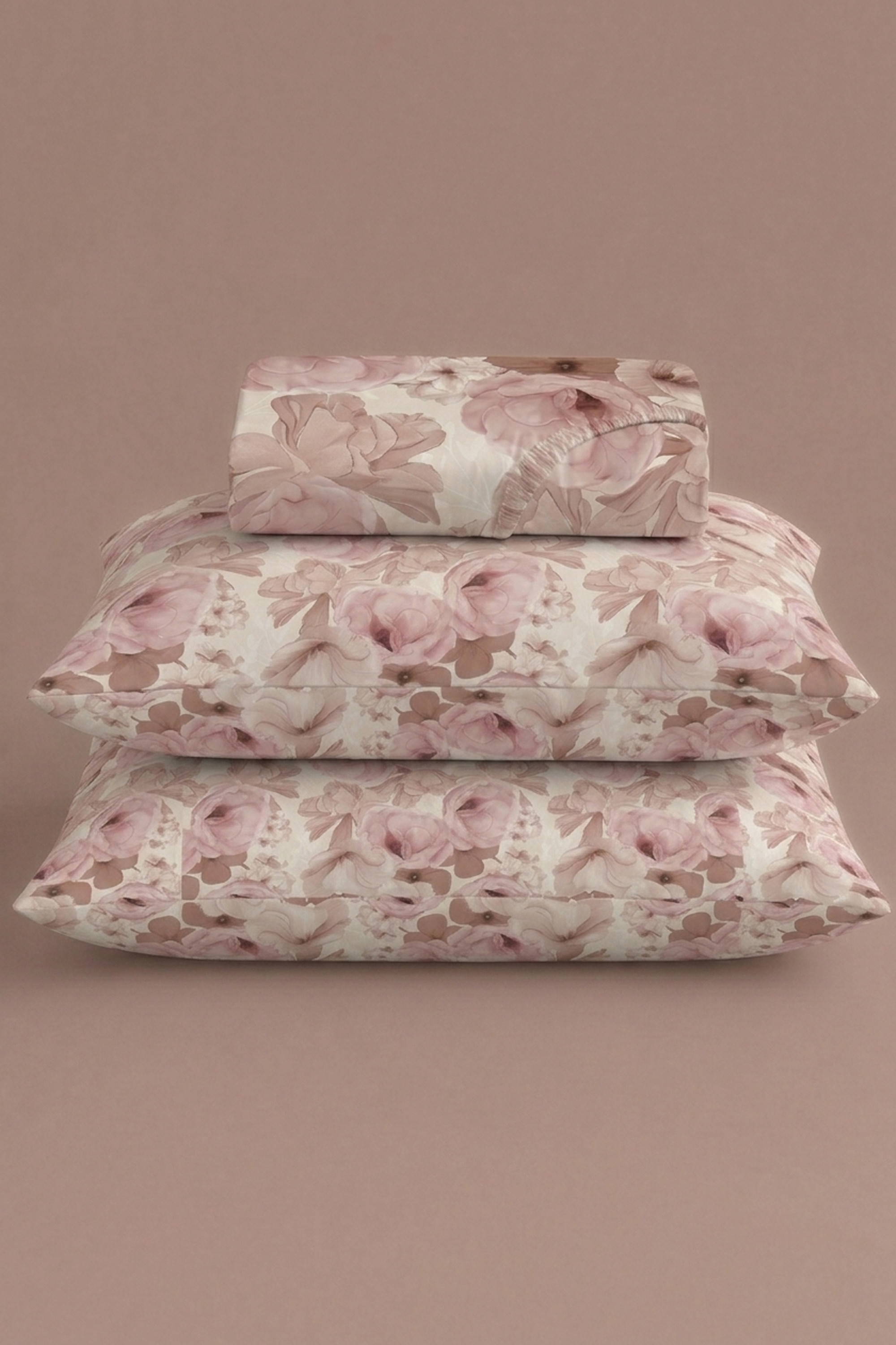Clementine Sateen Bed Sheet Set