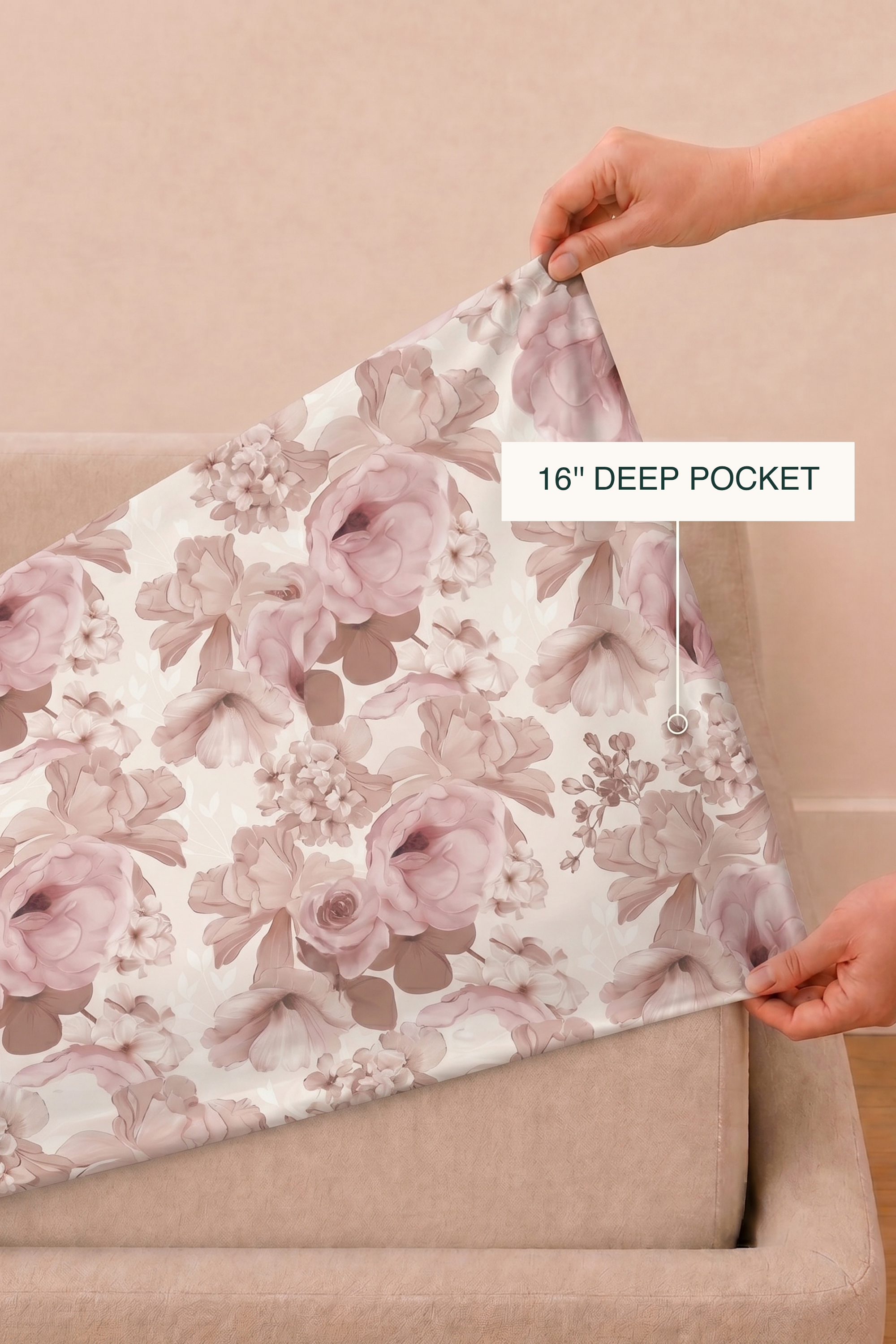Clementine Sateen Bed Sheet Set