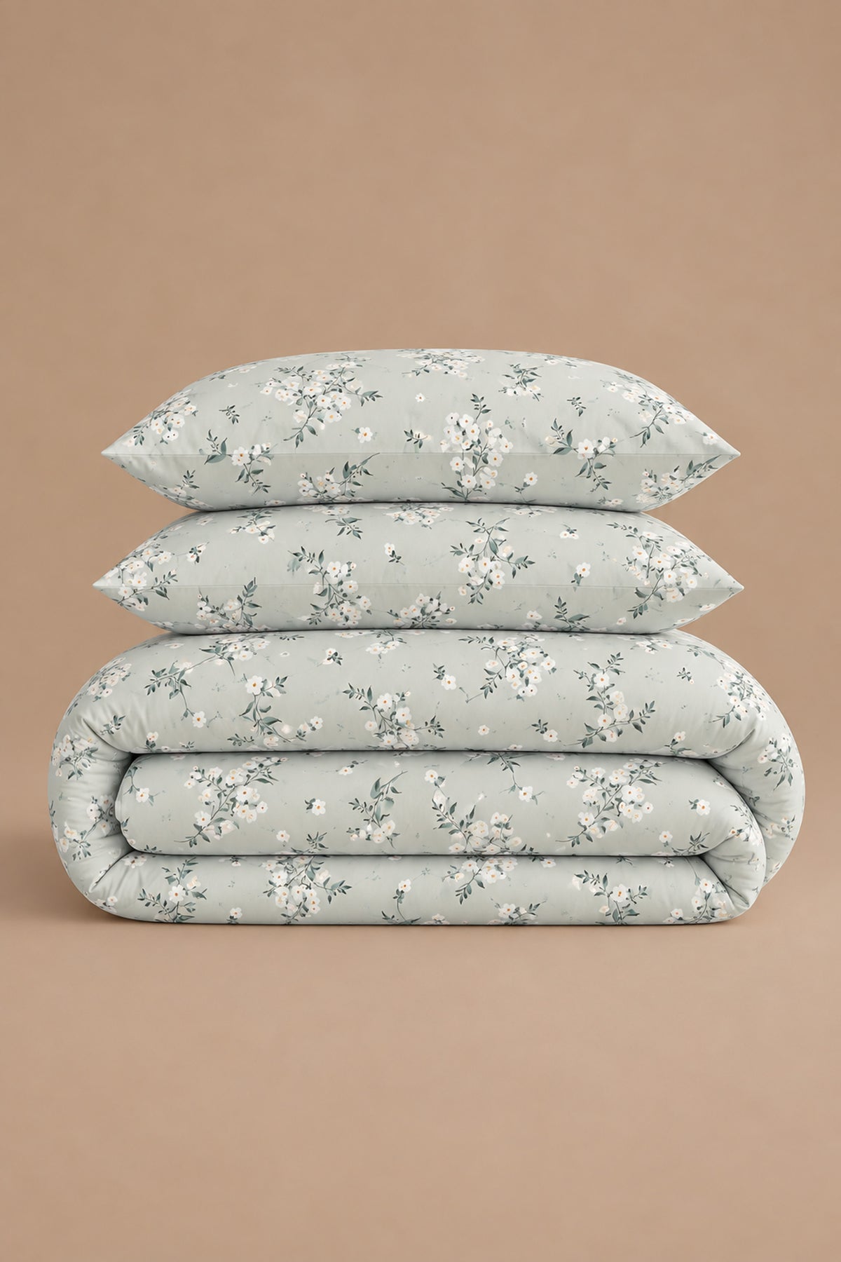 Ditsy Meadow Percale Duvet Cover set