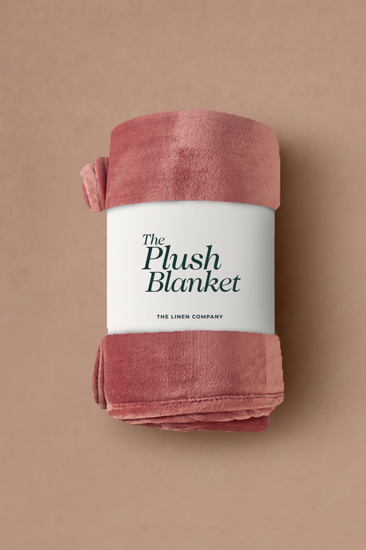 Dusty Rose Plush Blanket