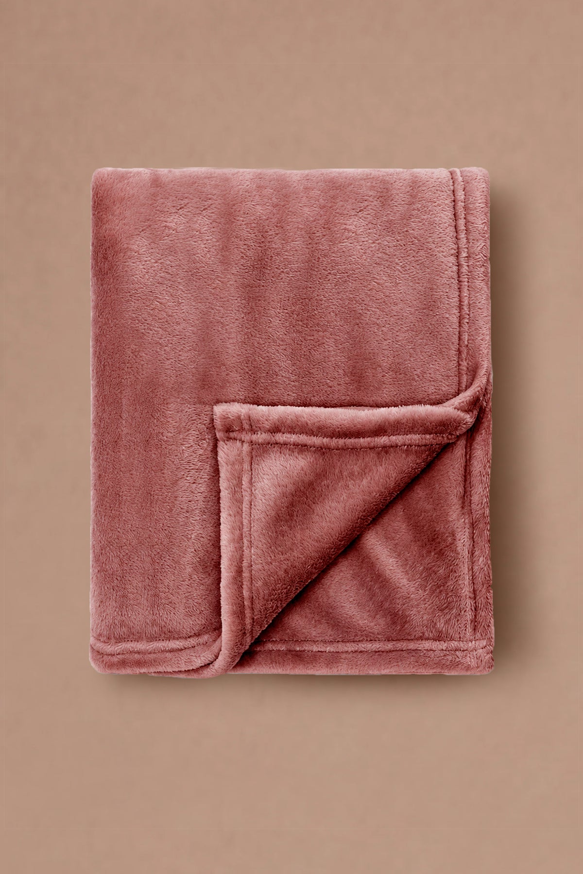 Dusty Rose Plush Blanket