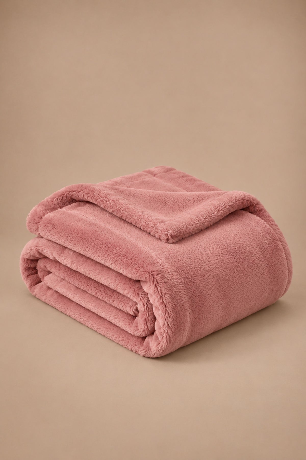 Dusty Rose Plush Blanket