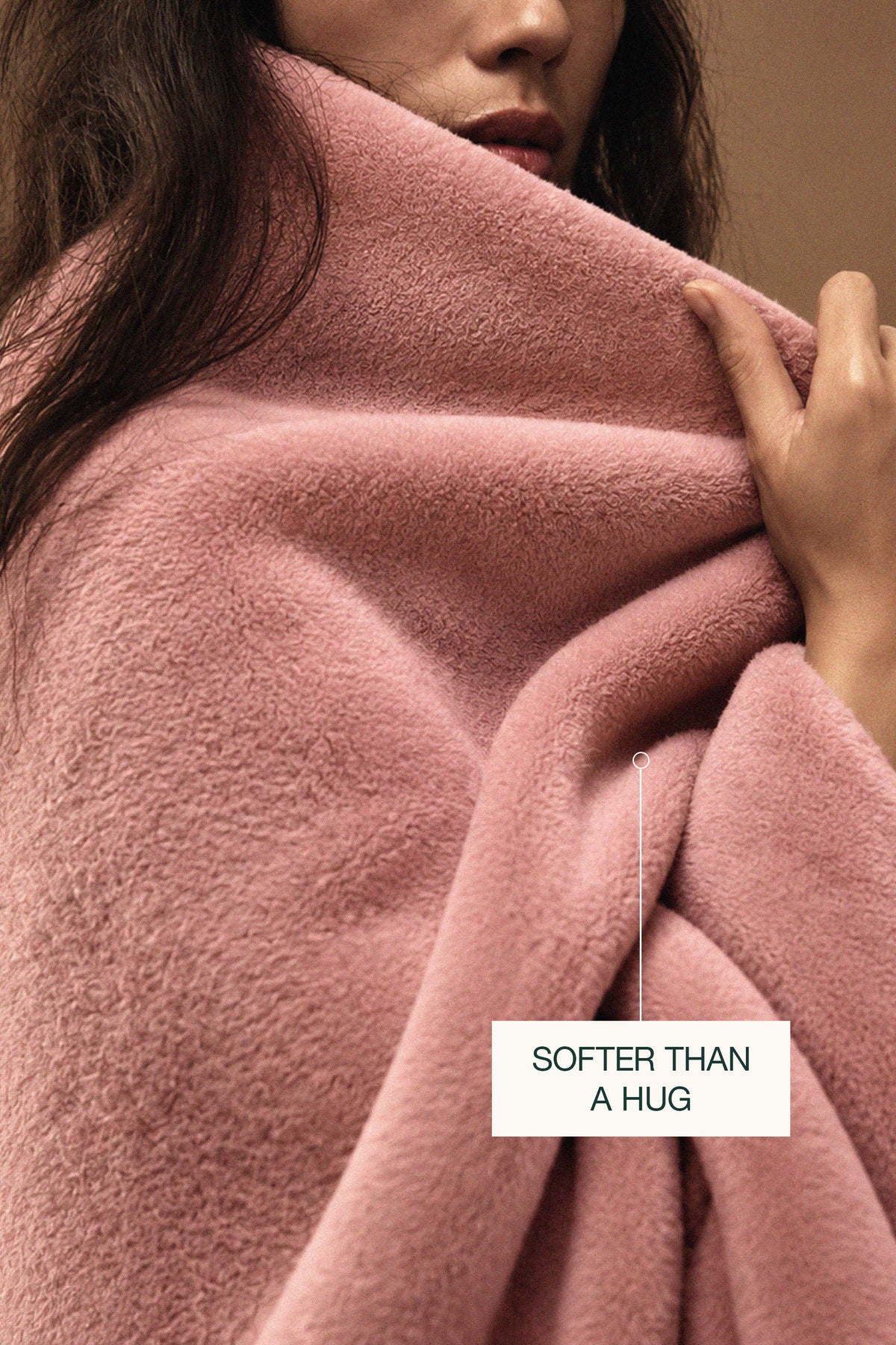Dusty Rose Plush Blanket
