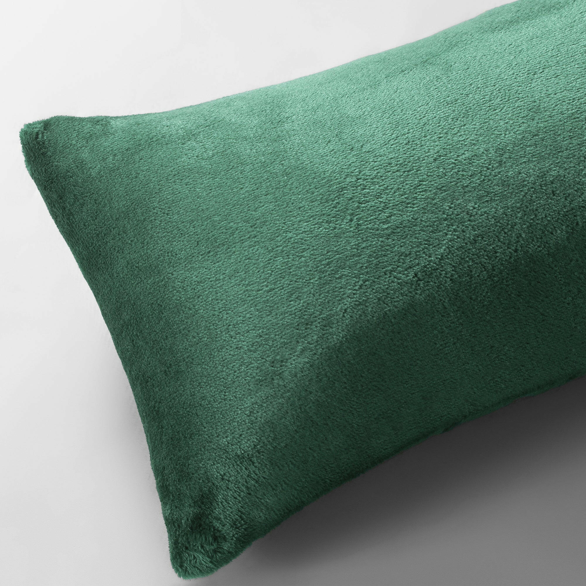 Emerald Green Plush Cushion - THE LINEN COMPANY