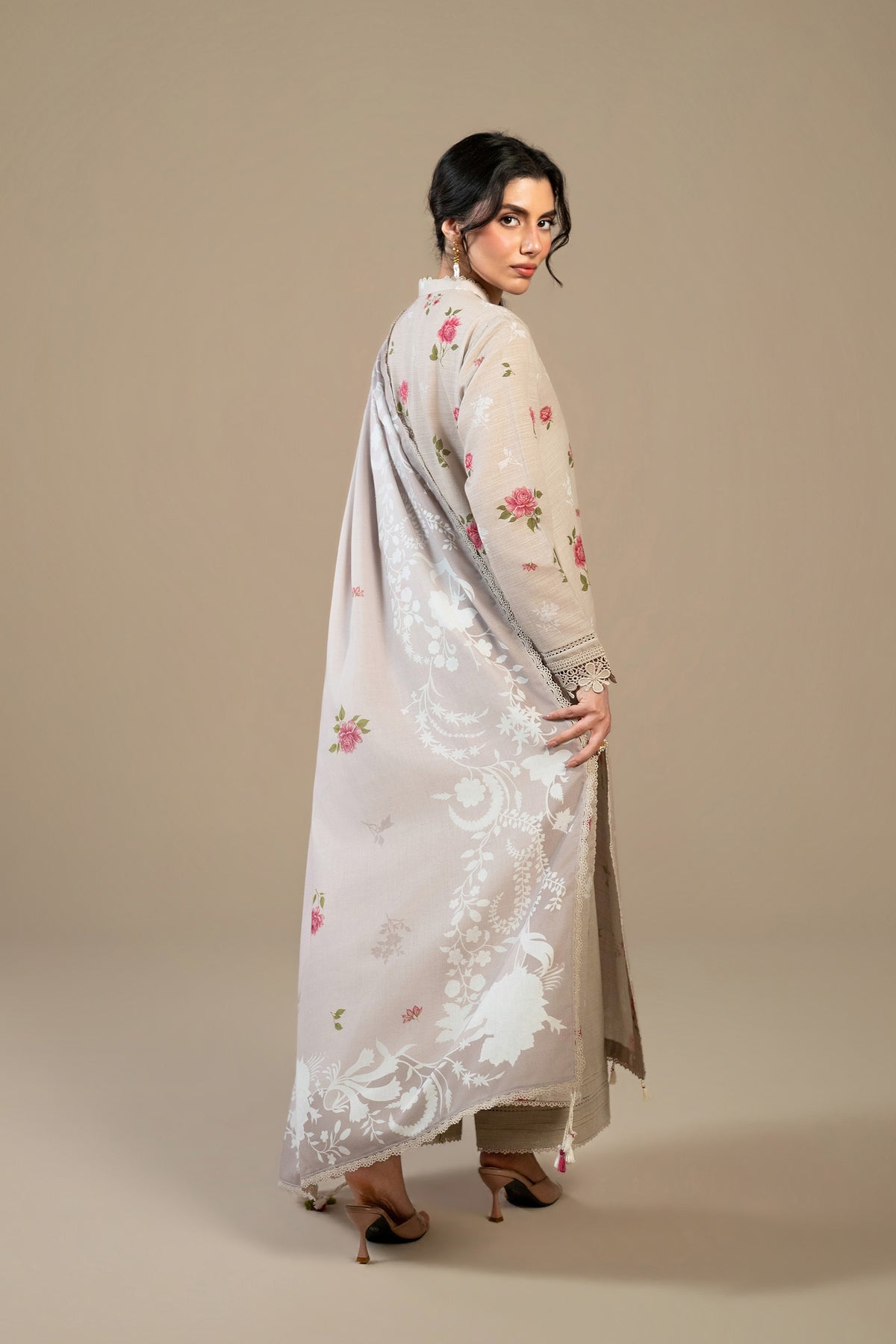 Fawn Petal 3 PC Unstitched