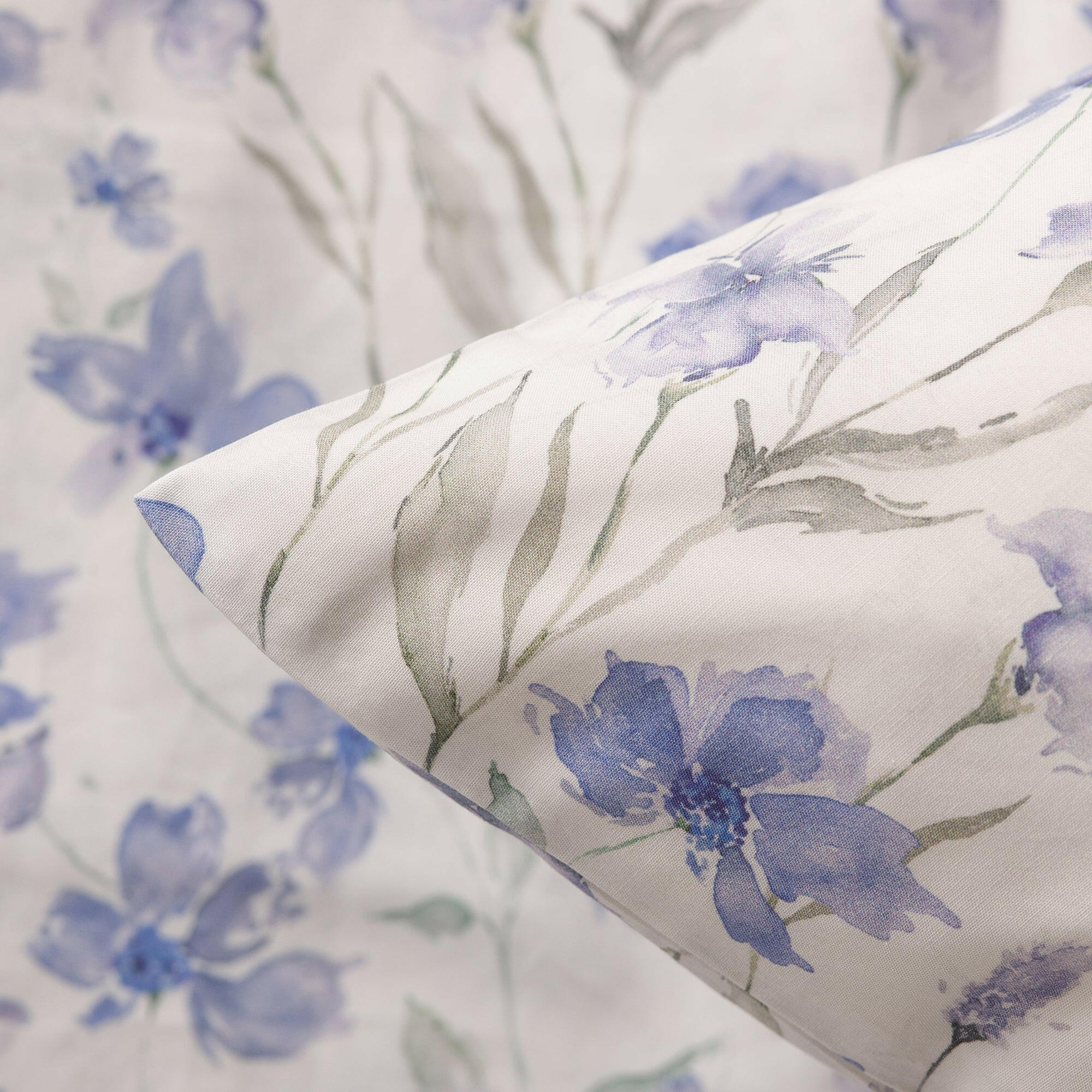 Floral Ink Pillowcases - THE LINEN COMPANY