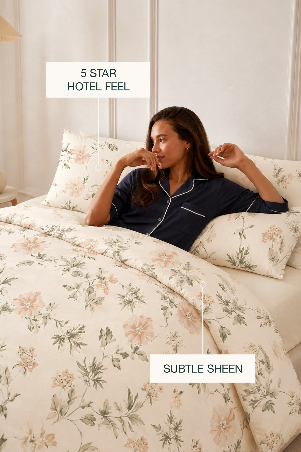 Floral delight Sateen Duvet Set