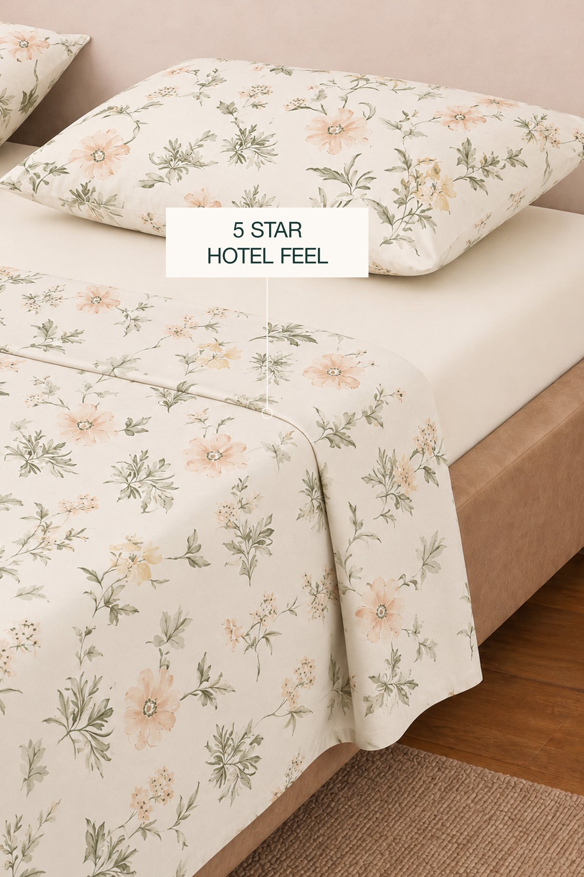 Floral delight Sateen Sheet Set