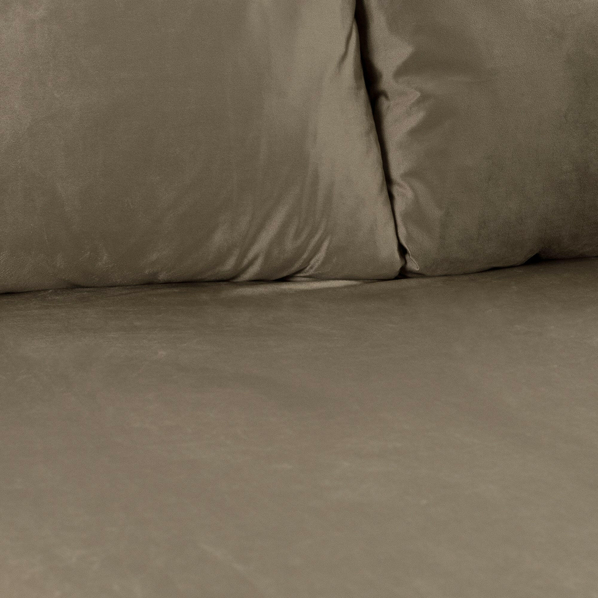 Golden Glow Velvet Fitted Sheet Set - THE LINEN COMPANY