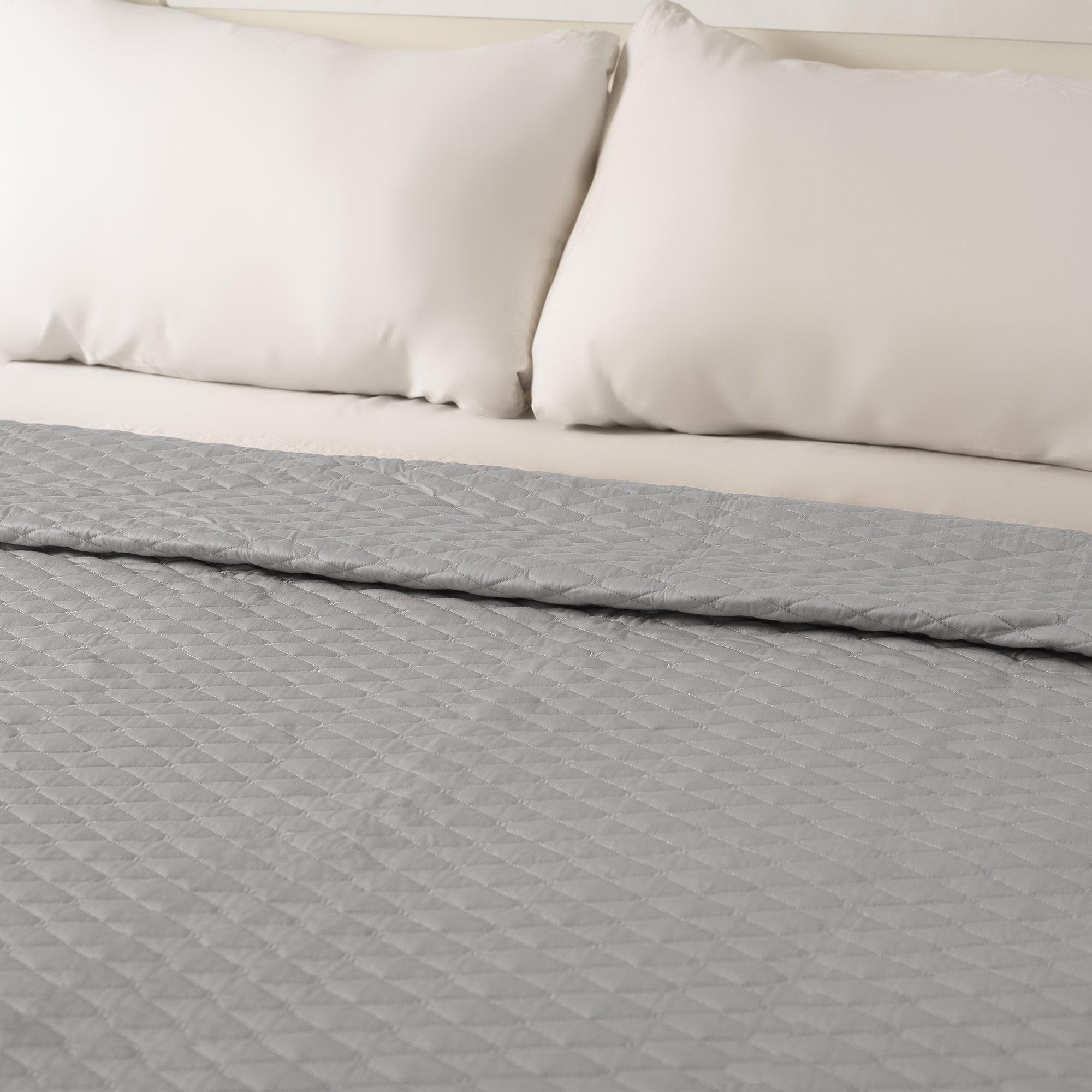 Grey Bedspread - THE LINEN COMPANY