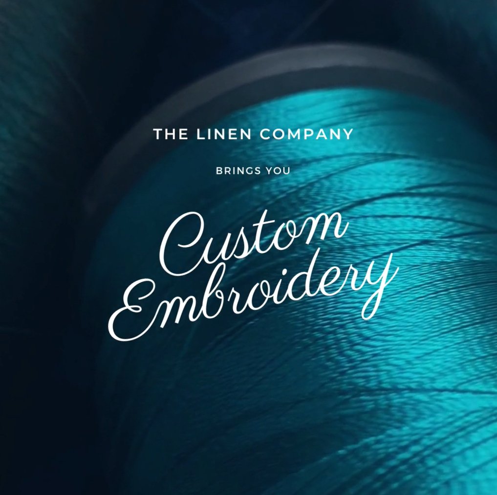 Item Personalization - THE LINEN COMPANY