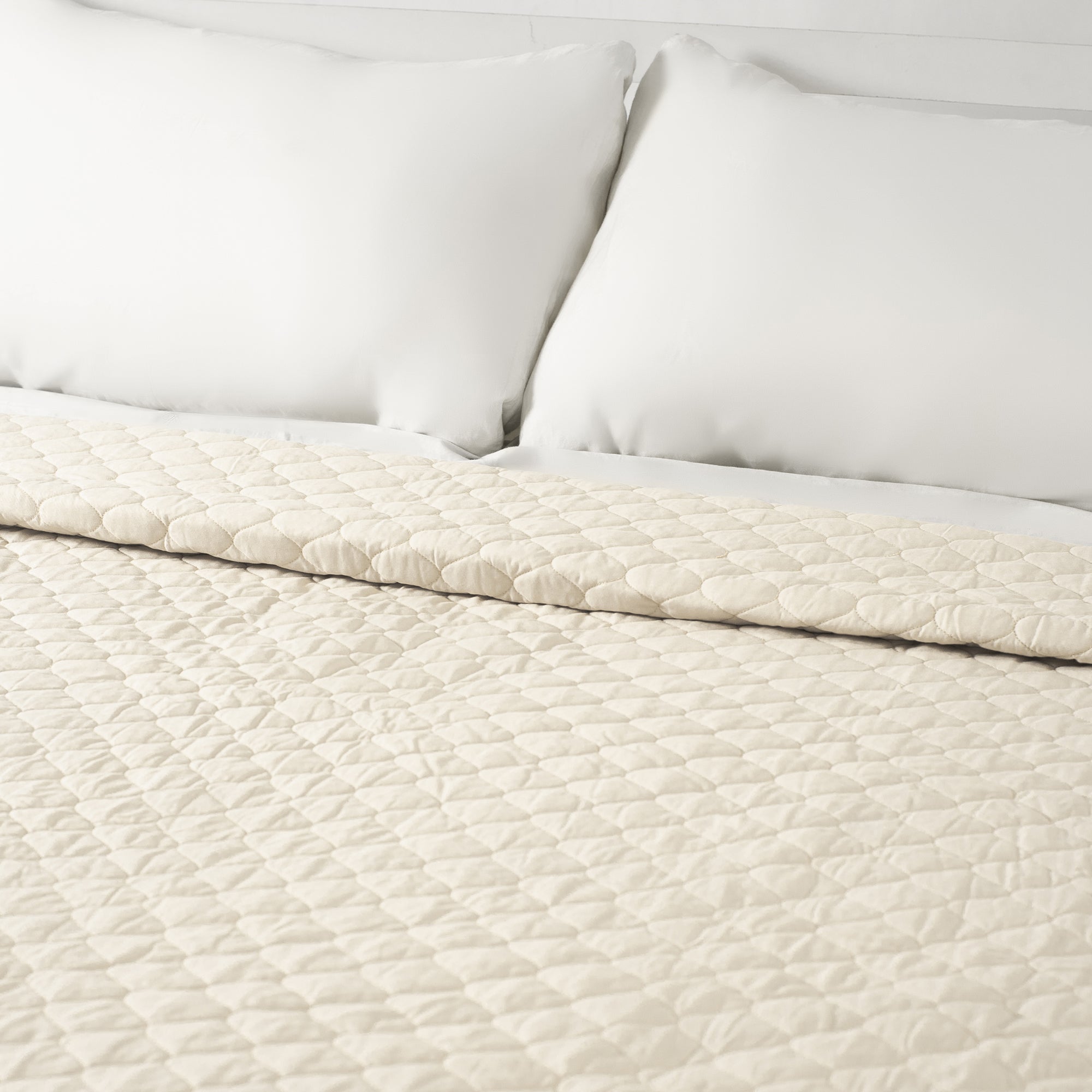 Ivory Bedspread - THE LINEN COMPANY