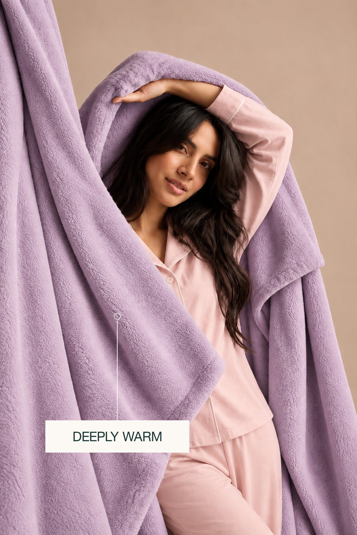 Lavender Plush Blanket