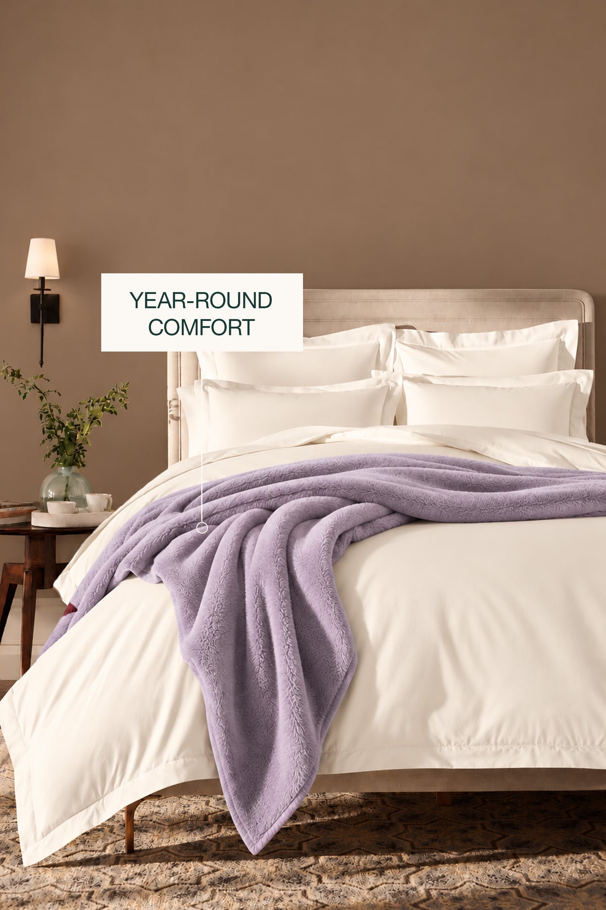 Lavender Plush Blanket