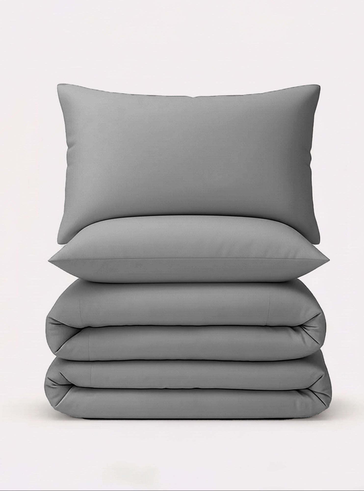 Light Grey Duvet Cover Set