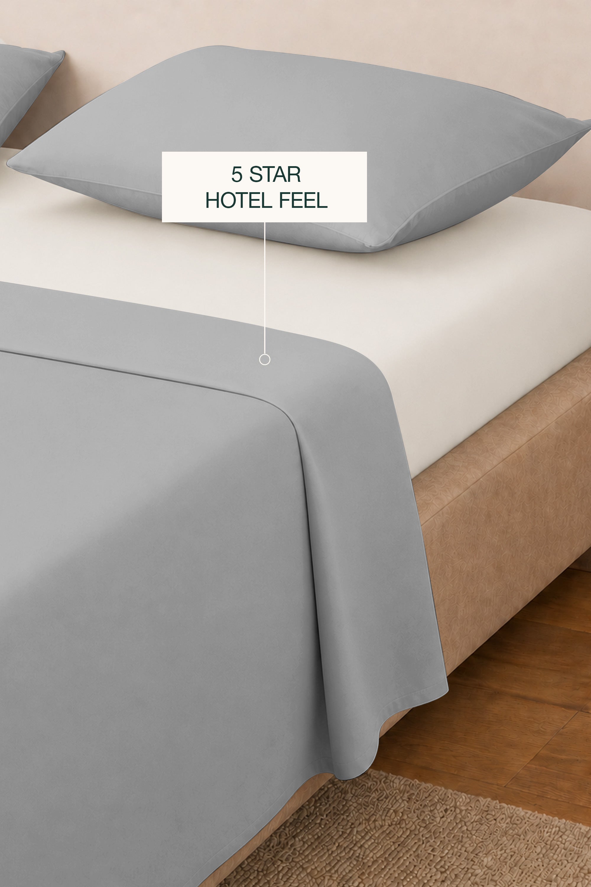 T200 Light Grey Sheet Set