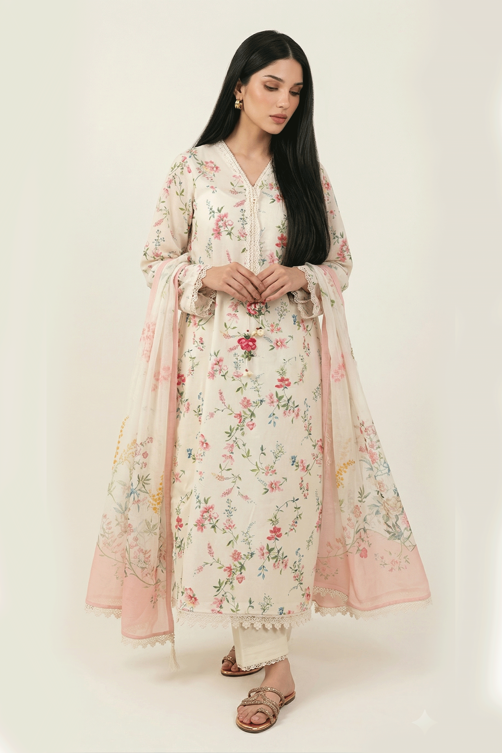 Jardin - Printed Lawn Suit