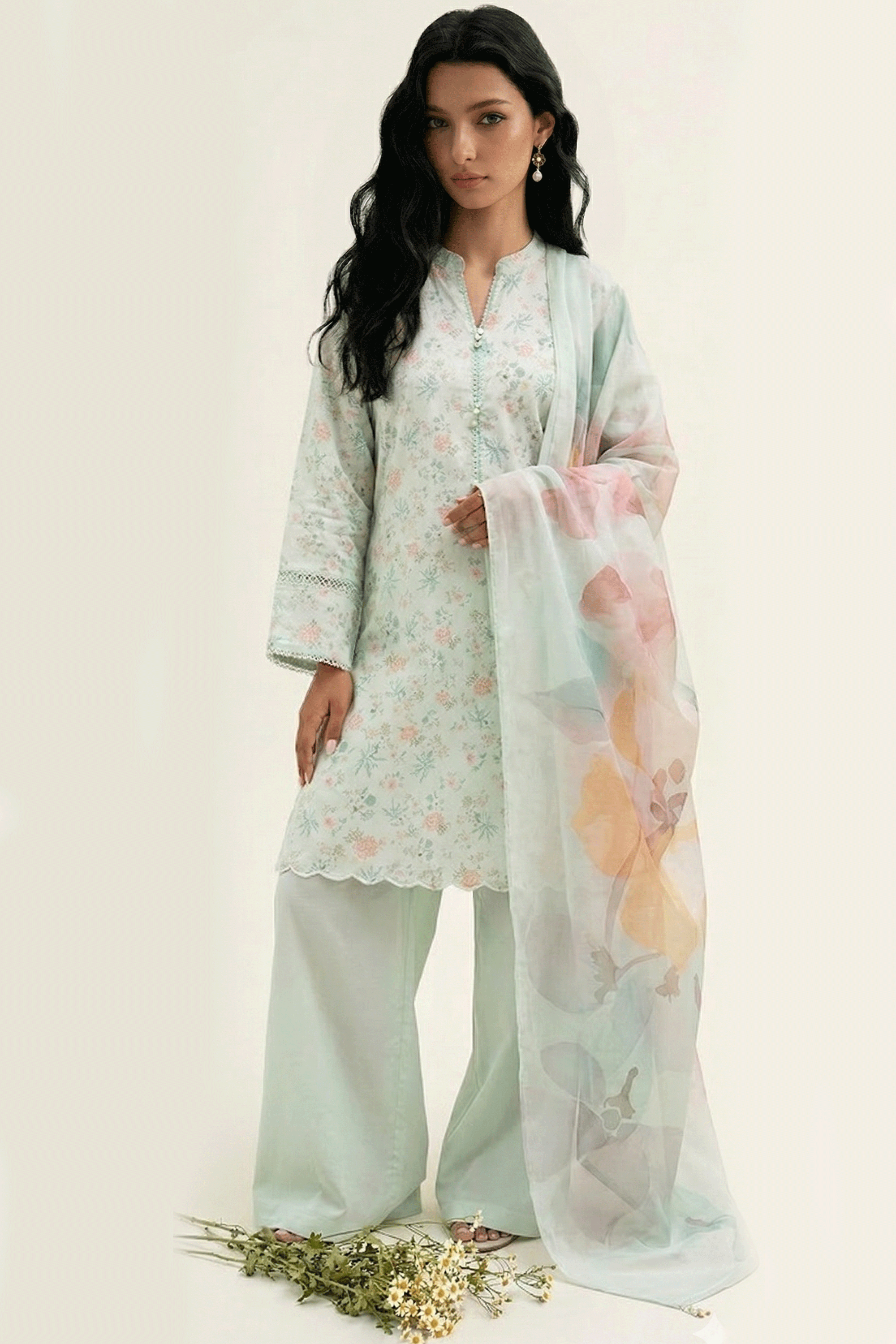 Mintscape - Printed Lawn Suit
